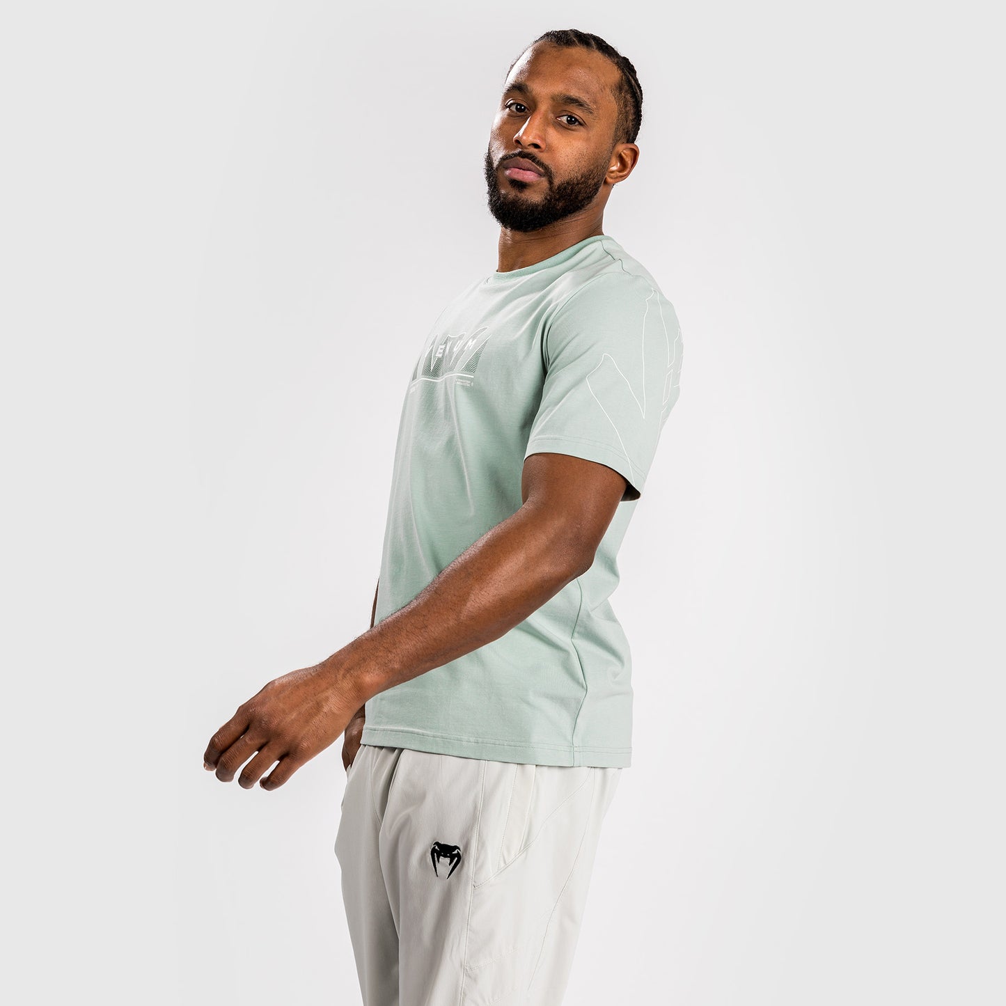 Venum Snake Print T-shirt - Aqua Groen