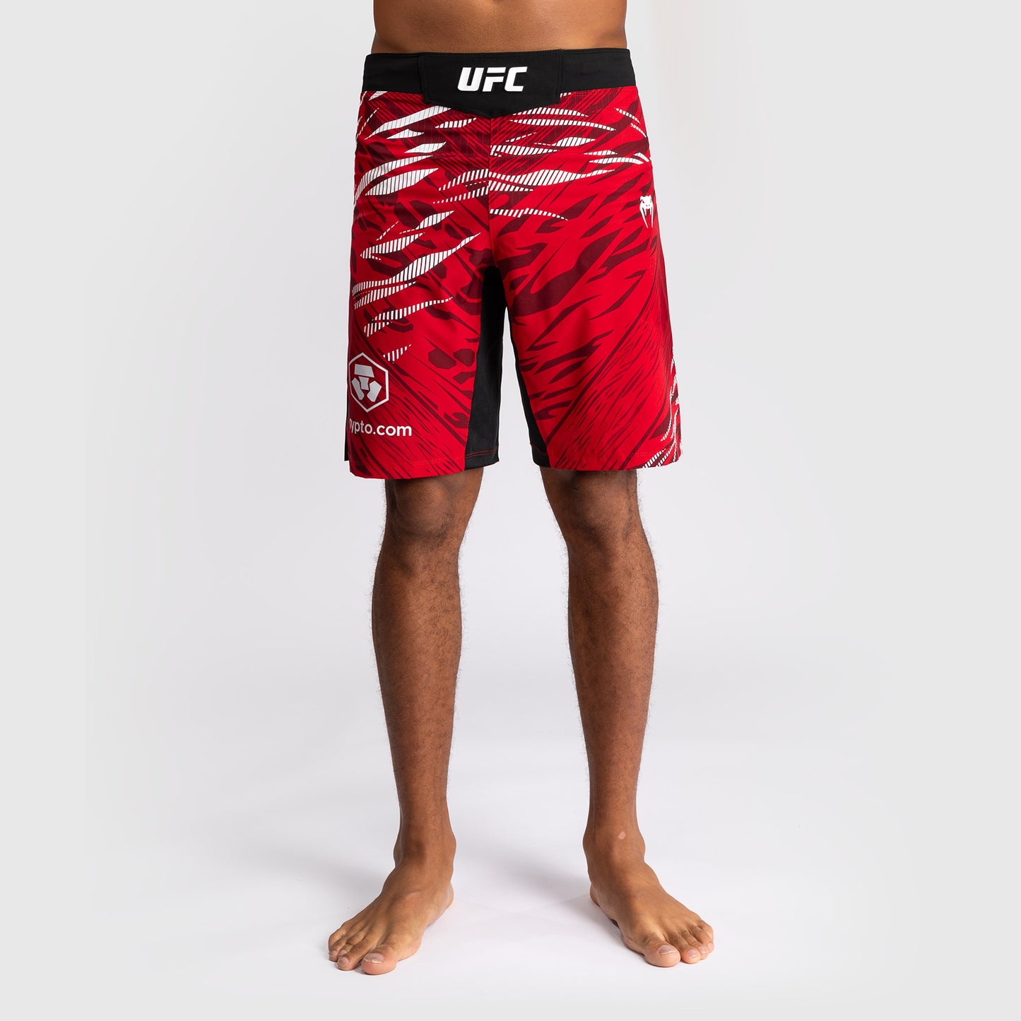 UFC Fusion by Venum Personalized Authentic Fight Night Fight Shorts voor Heren - Lang Fit - Rood