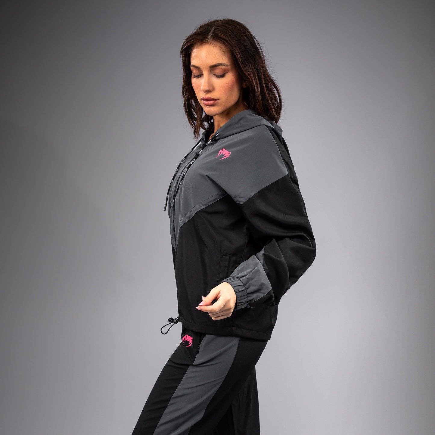Venum Tactical XT Trainingsjas voor dames - Zwart/Stormgrijs