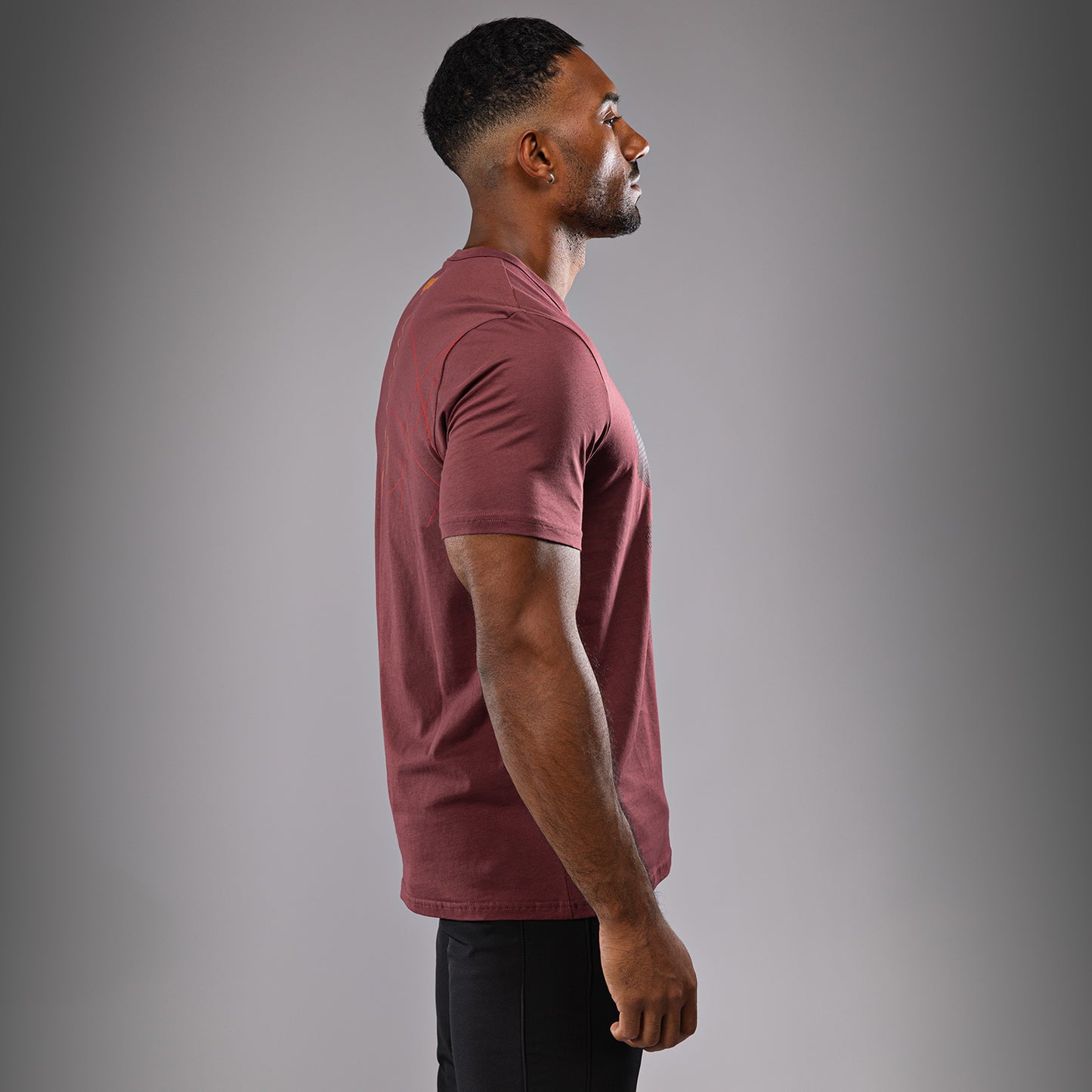Venum Tactical XT T-shirt - Zwart/Bourgondië/Goud