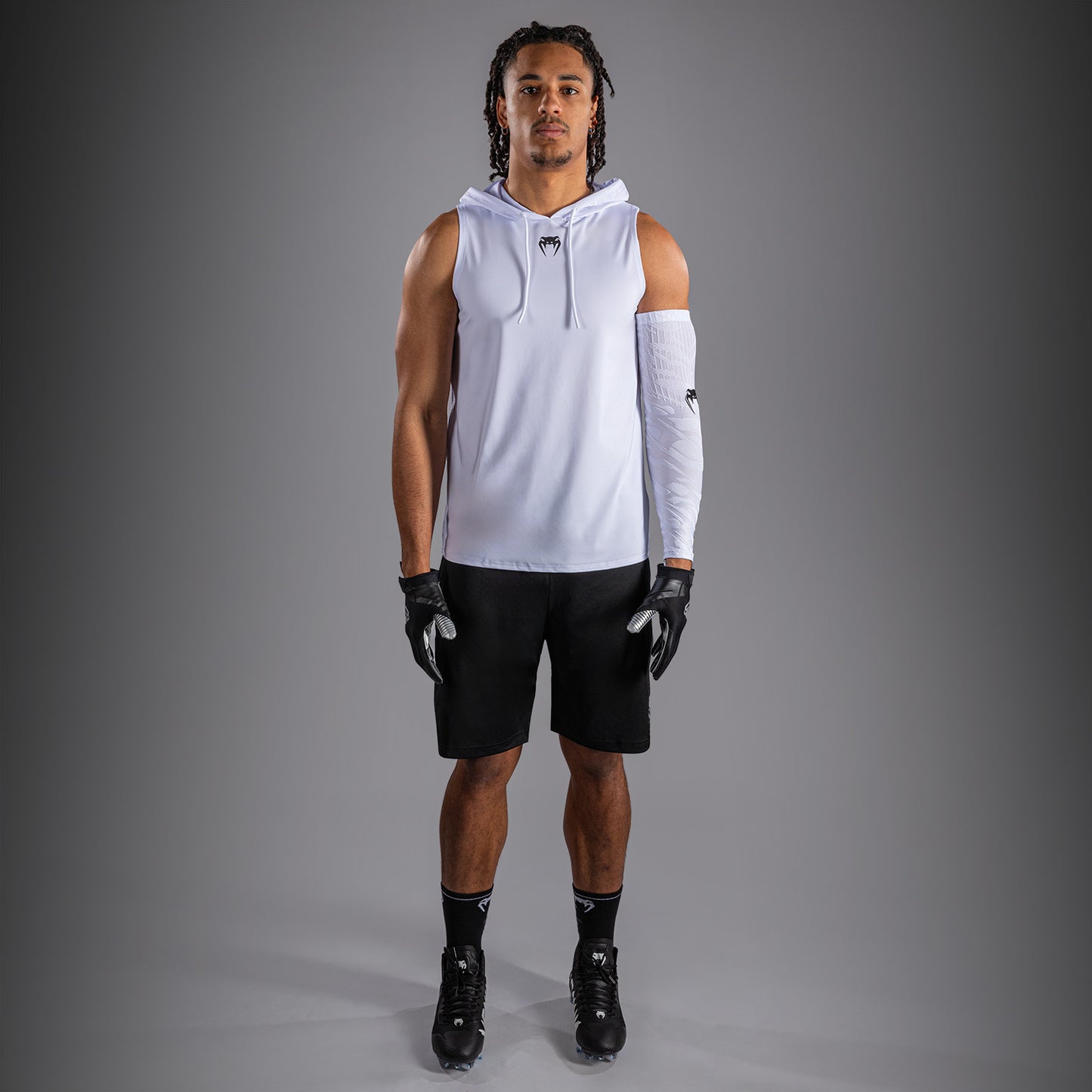 Venum Elite Mouwloos Dry Tech Hoodie - Wit