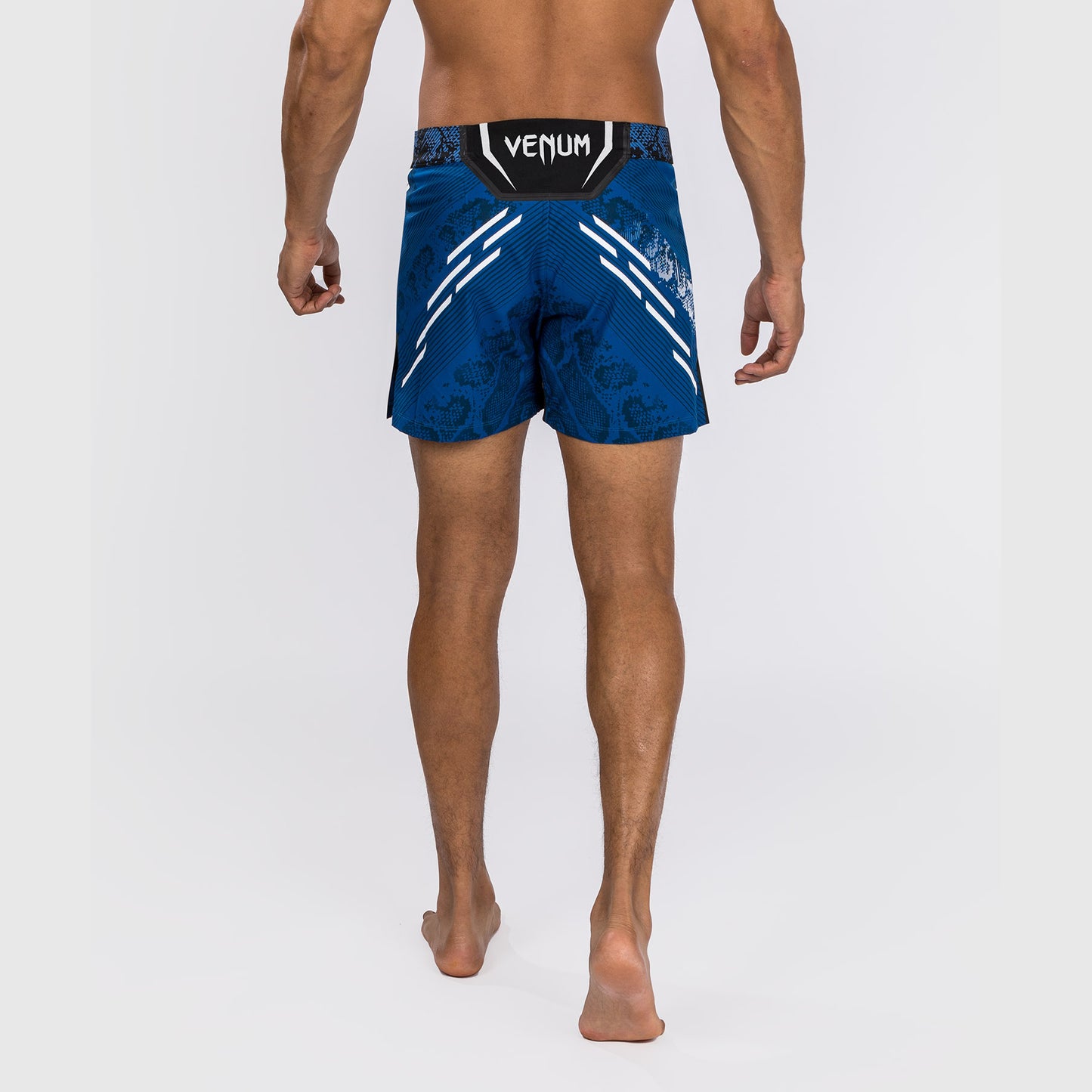 UFC Adrenaline by Venum Gepersonaliseerd Authentic Fight Night Heren Kort Gevecht - Korte Pasvorm - Blauw