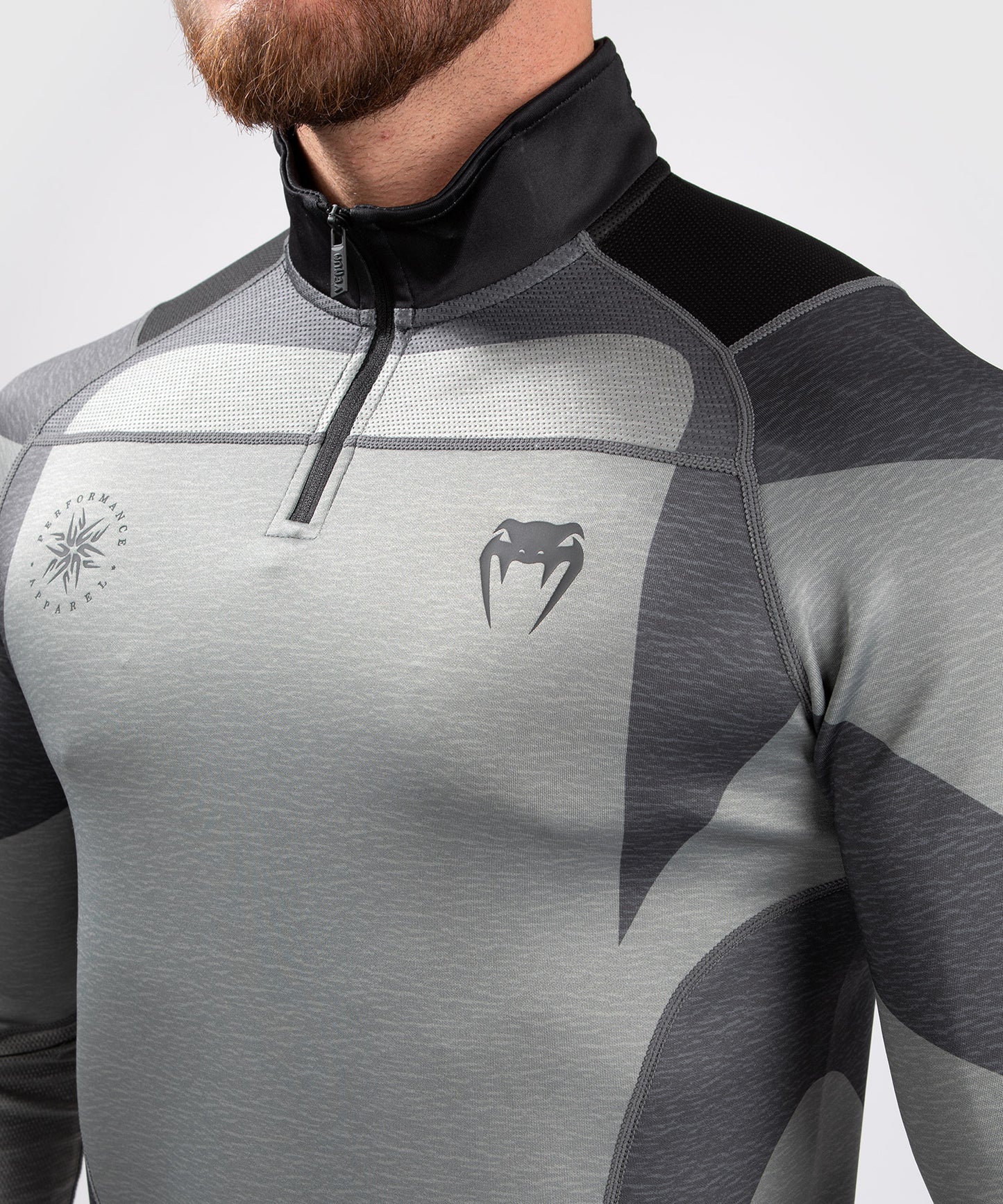 Venum Stone Dry Tech T-shirt Met - Lange Mouwen - Mineraalgroen