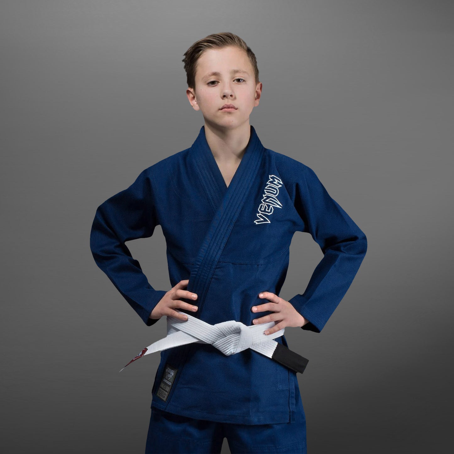 Venum Contender Kids BJJ Gi (Inclusief gratis witte band) - Marineblauw