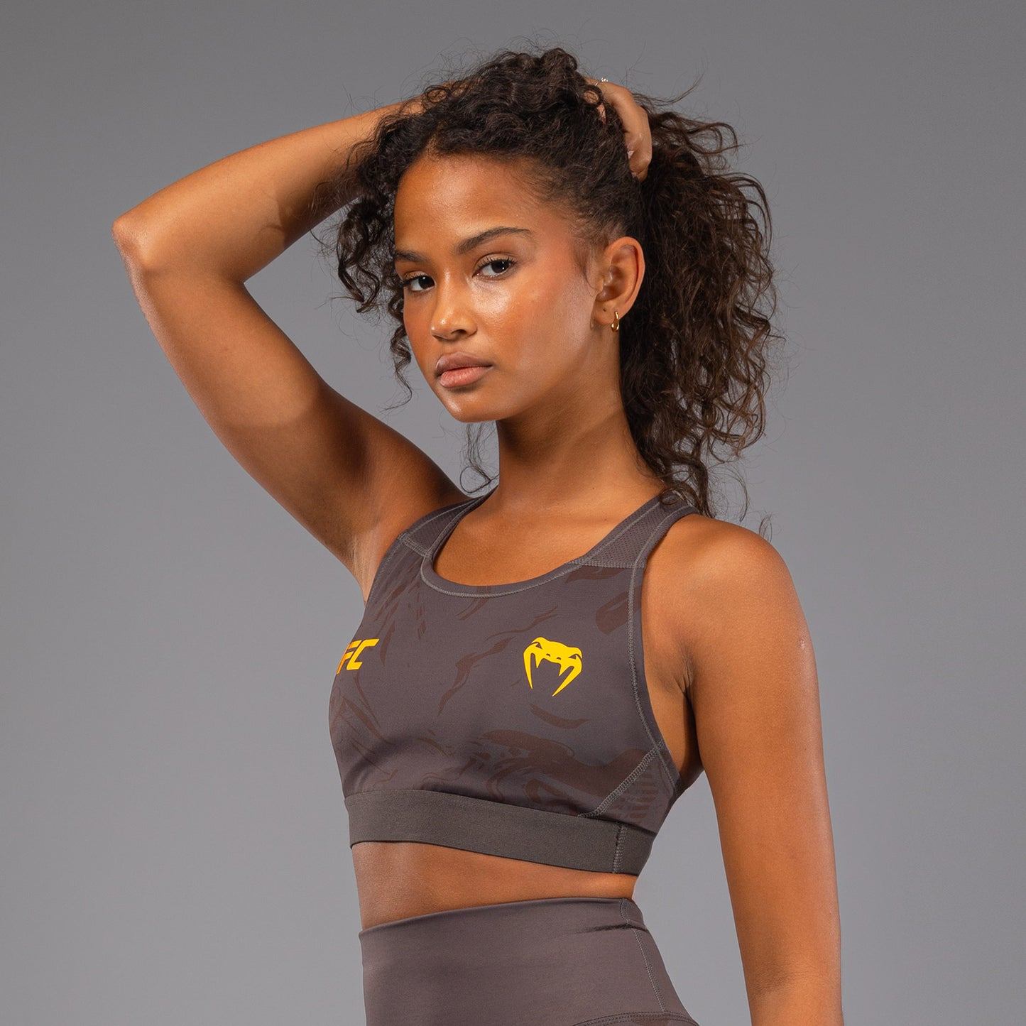 UFC Fusion by Venum Fight Week Sport-BH voor Dames - Earthen Brown