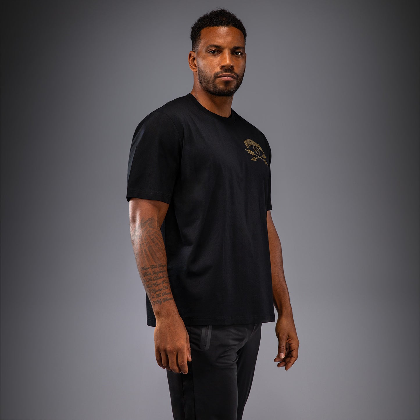 Venum Wolf Atak T-shirt – Zwart/Grijs