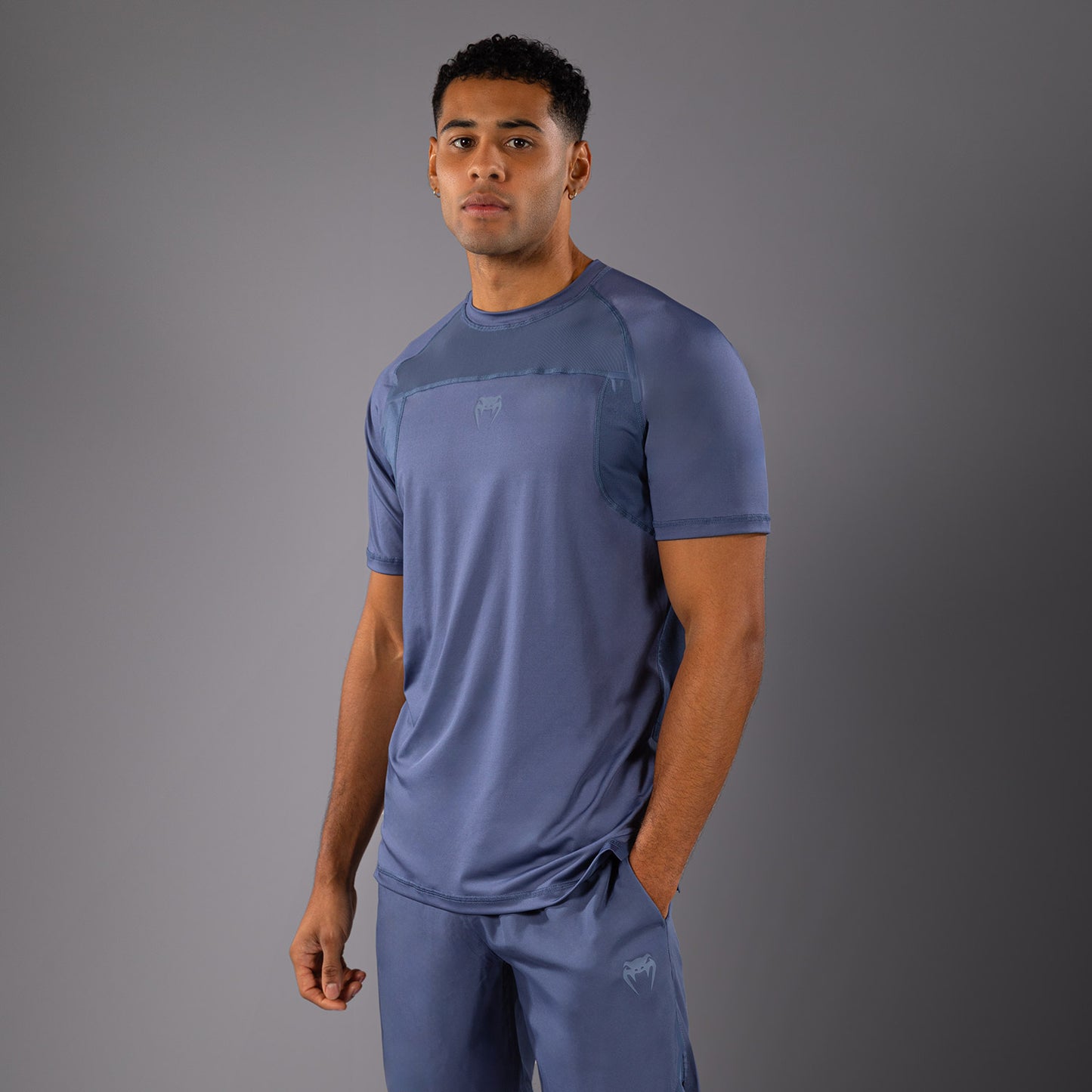 Venum G-Fit Air T-Shirt Heren Dry-Tech - Mistblauw