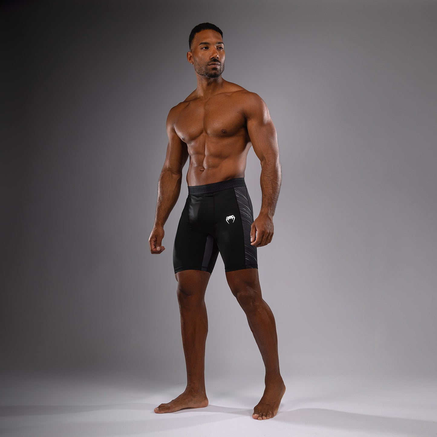 Venum Rapid Vale Tudo Shorts - Zwart/Stormgrijs