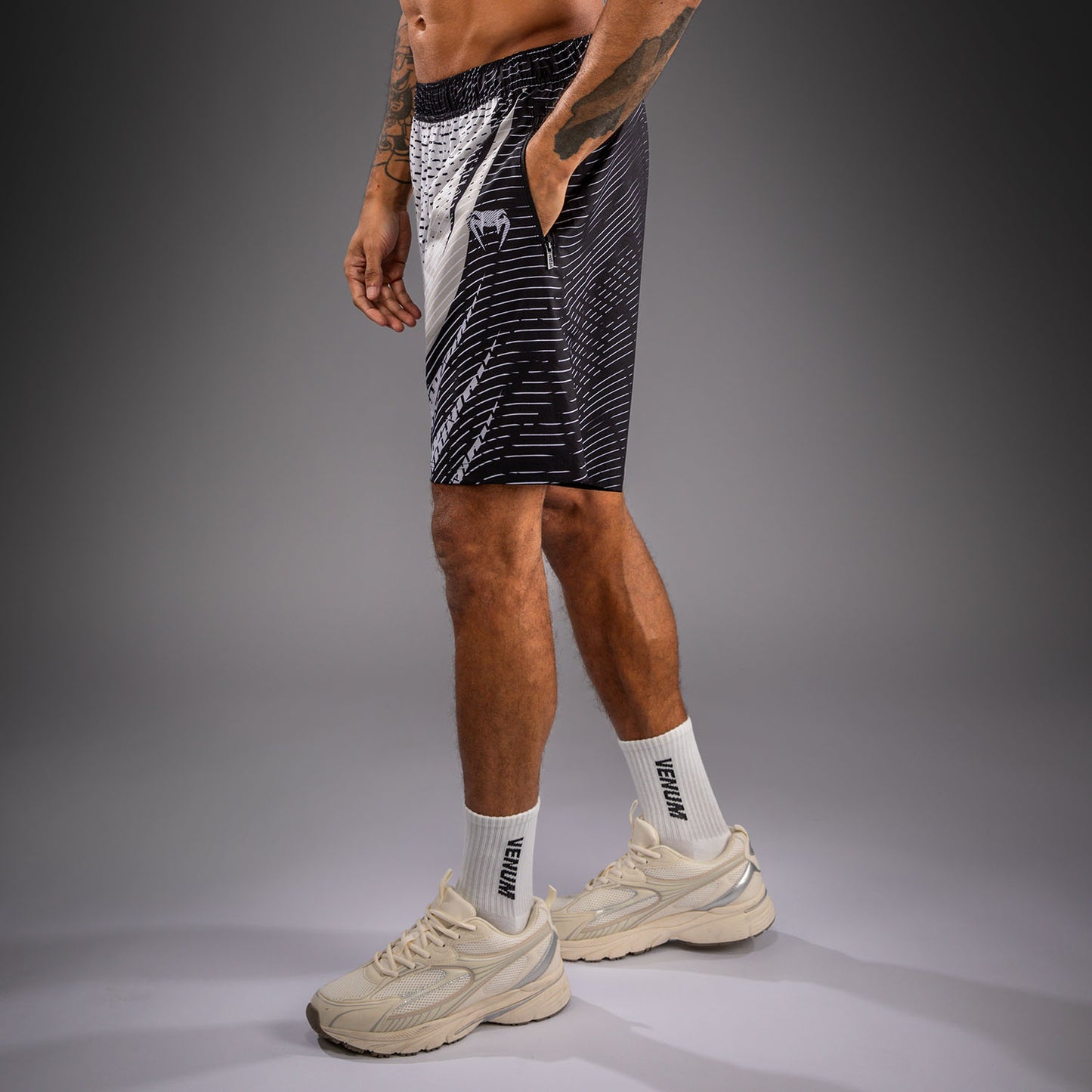 Venum Galactic 3.0 Trainingsshorts - Offwhite/Zwart