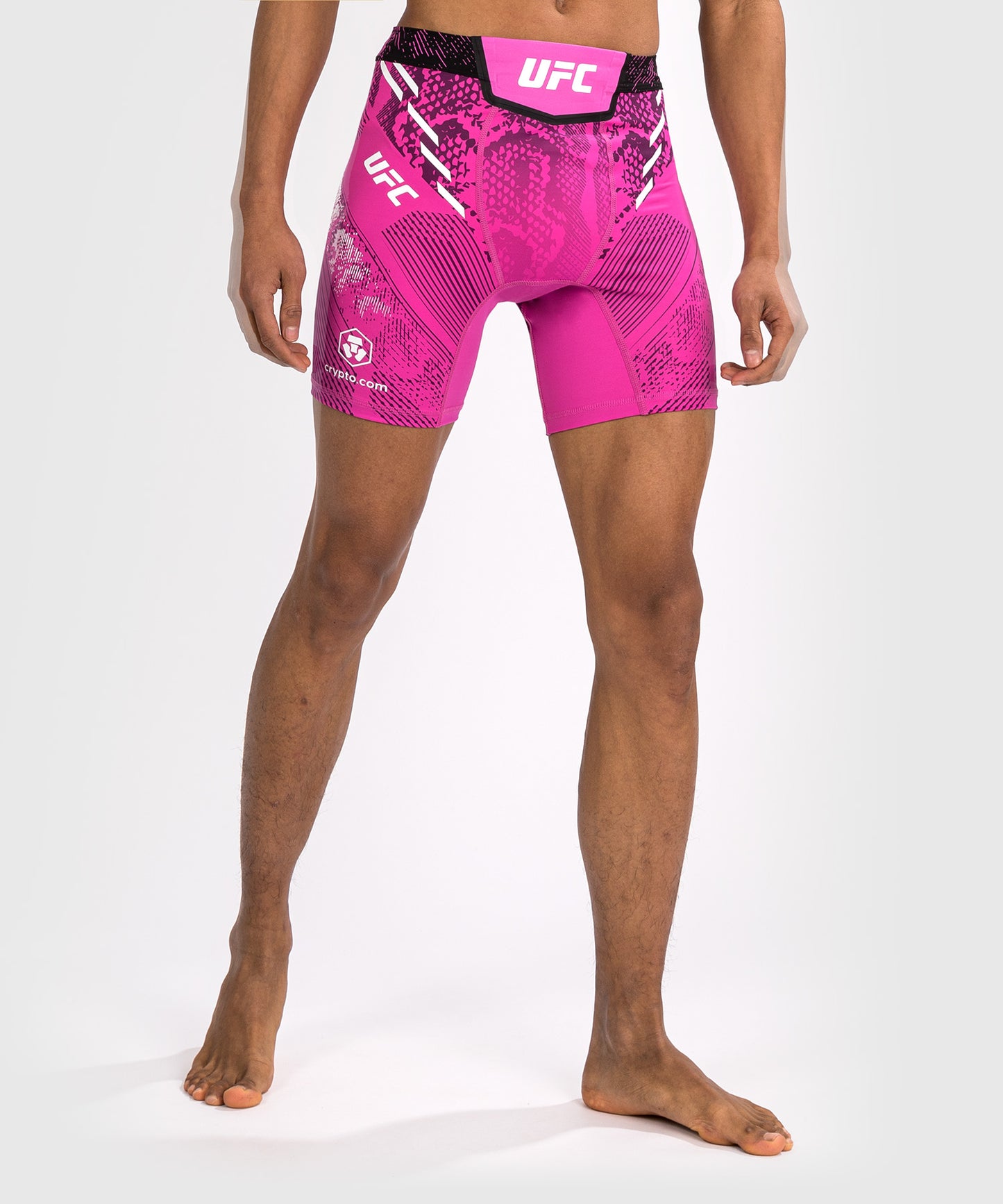 UFC Unrivaled by Venum Authentieke Fight Night Unisex Vale Tudo Short - Roze