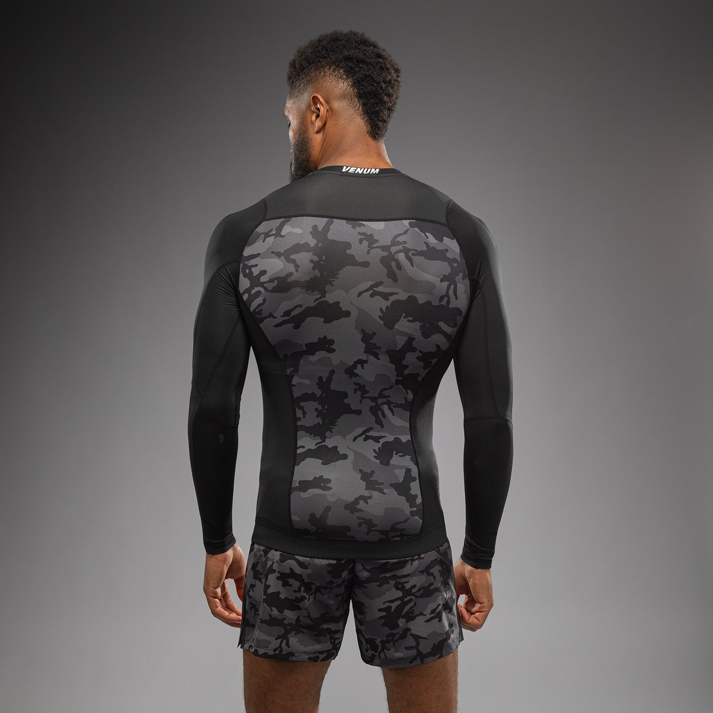 Venum x Polaris Long Sleeve Rashguard - Zwart/Stormgrijs
