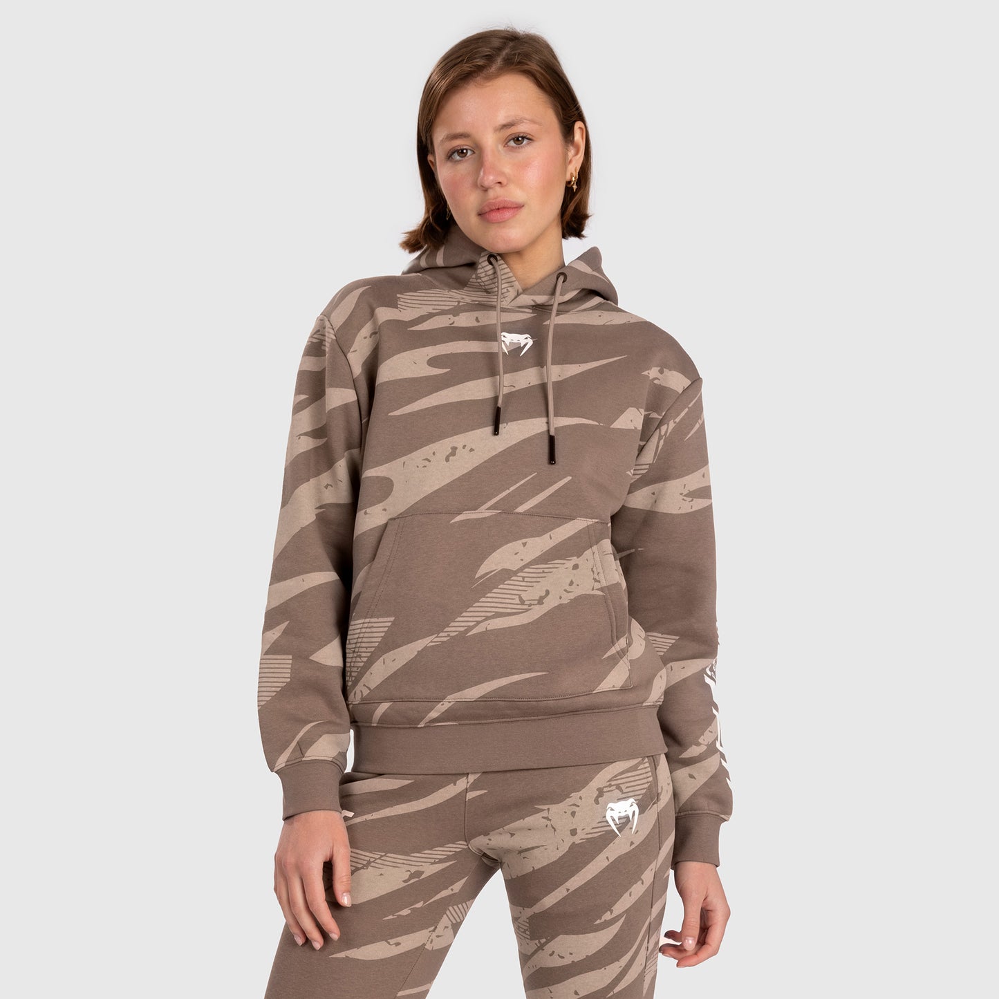UFC Adrenaline By Venum Fight Week Hoodie Voor Vrouwen - Desert Camo