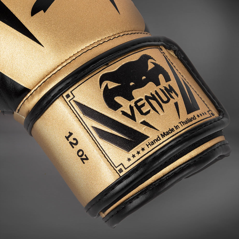 Venum Elite Bokshandschoenen - Goud/Zwart