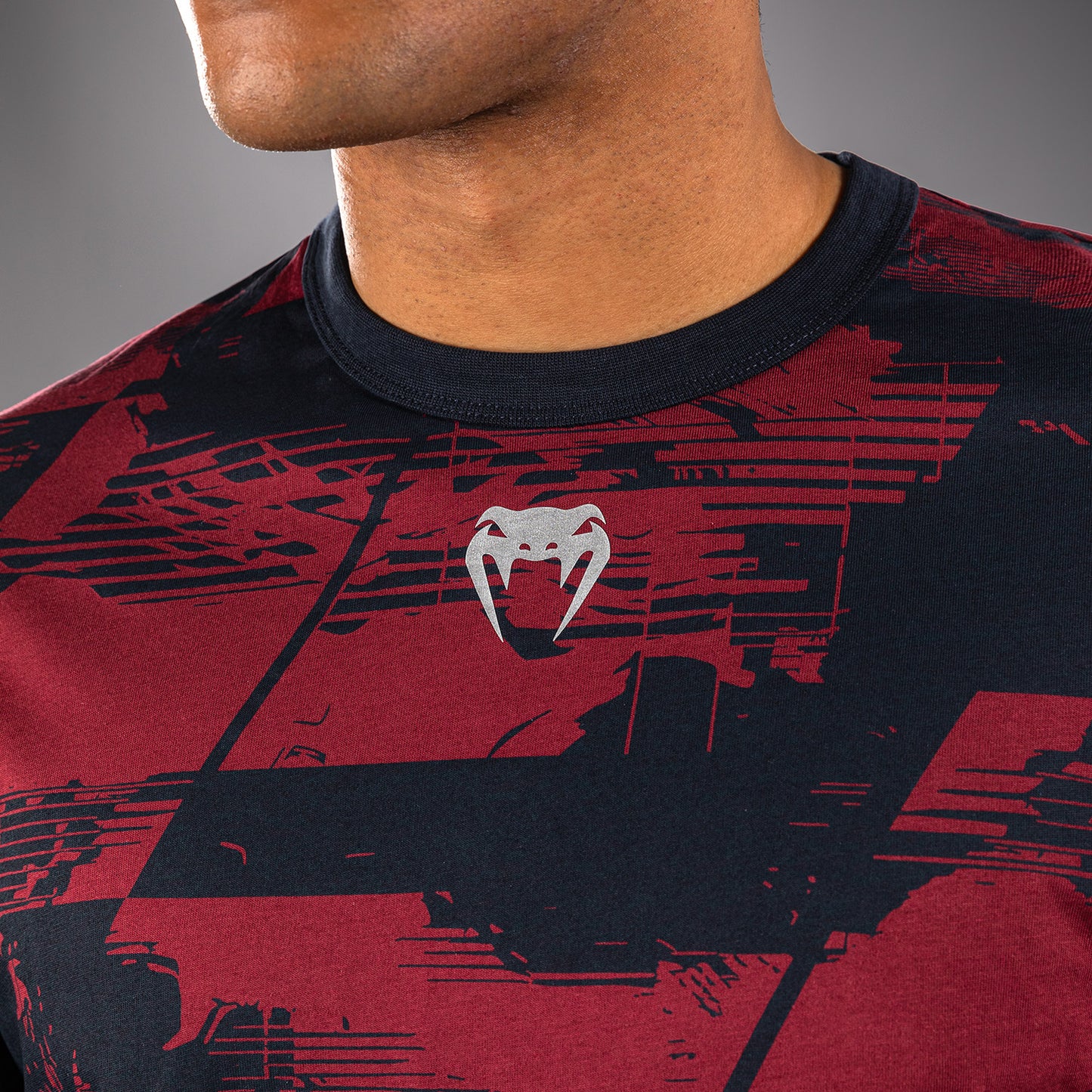 UFC Zenith by Venum Authentic Fight Week Longsleeve T-shirt Heren - Marineblauw/Bordeauxrood/Zilver