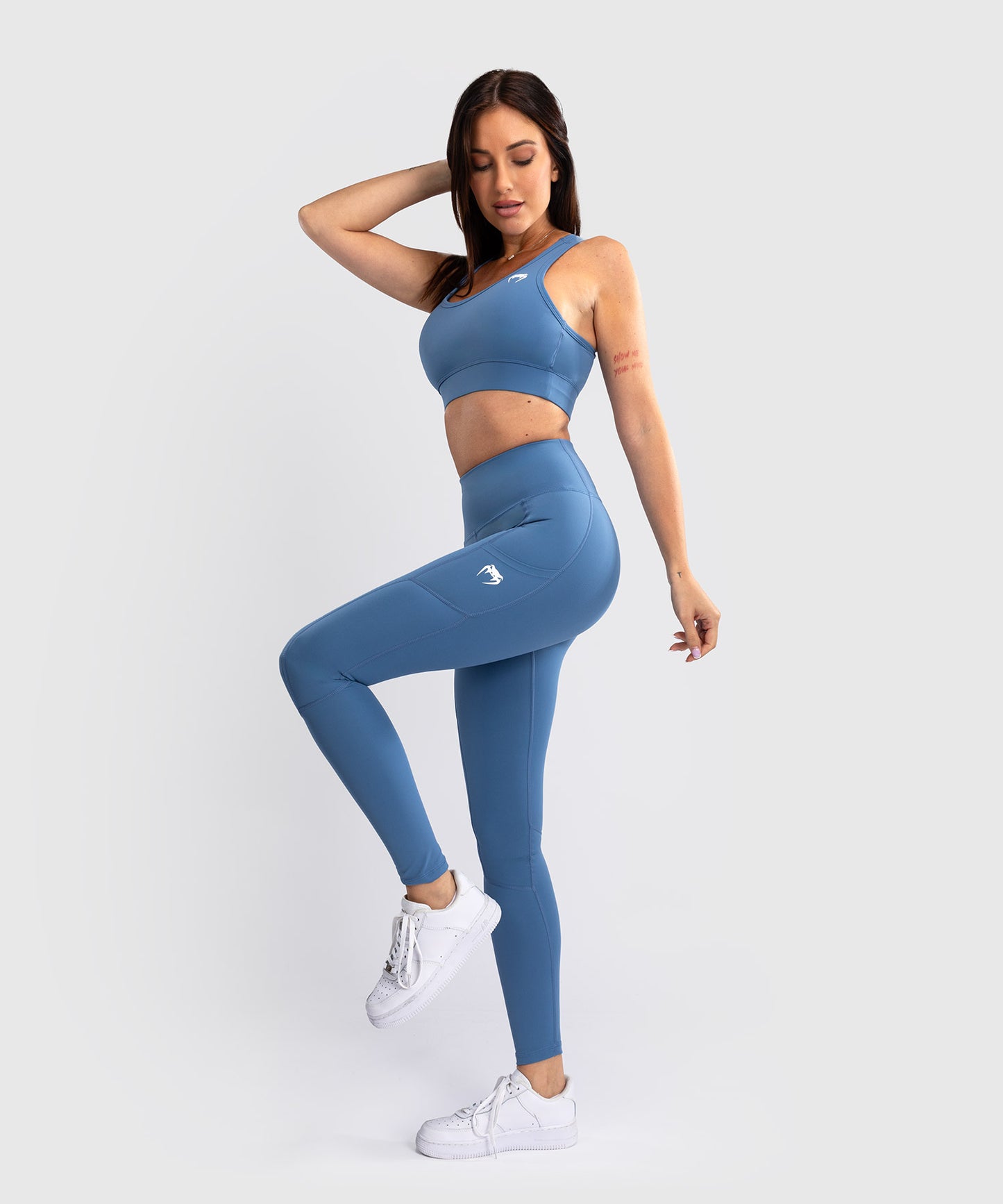 Venum Essential Performance Leggings Dames - Stormblauw