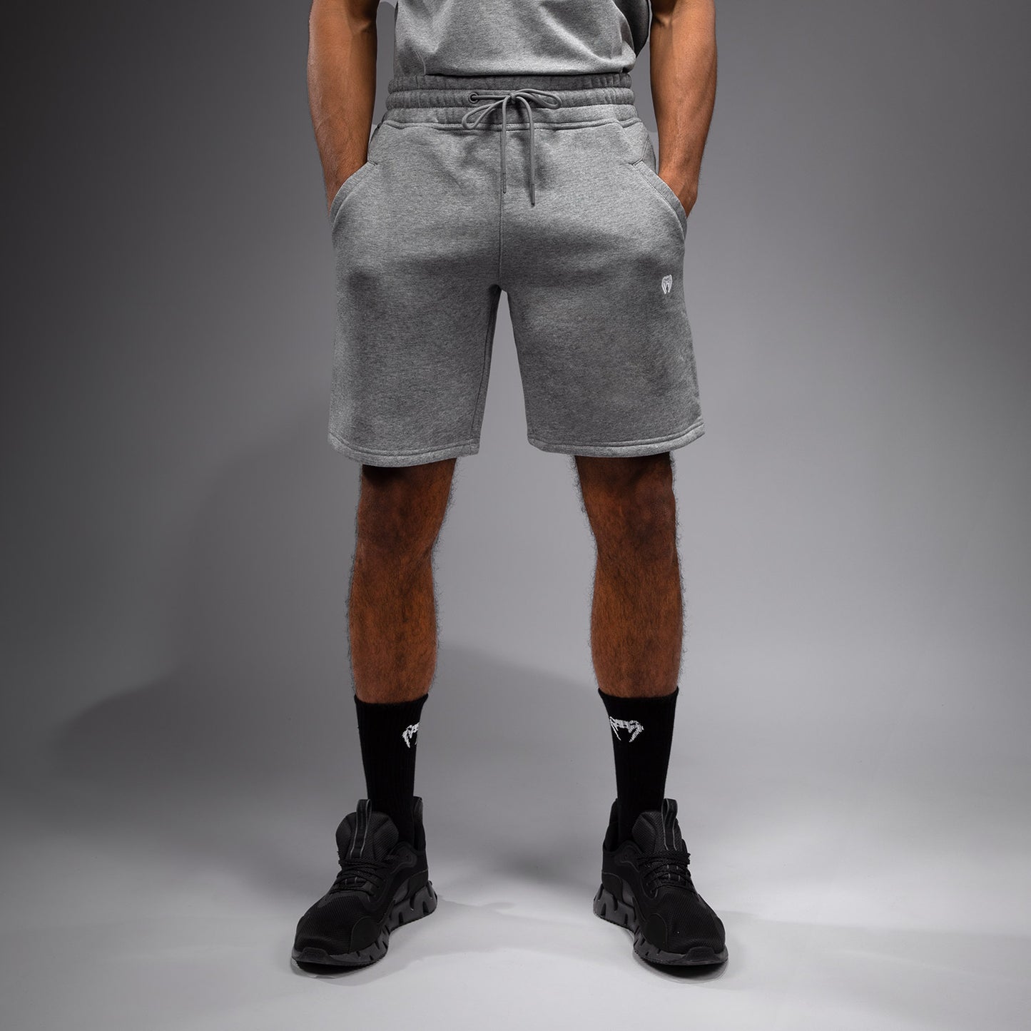 Venum Silent Power Katoenen Shorts - Cloudy Grey