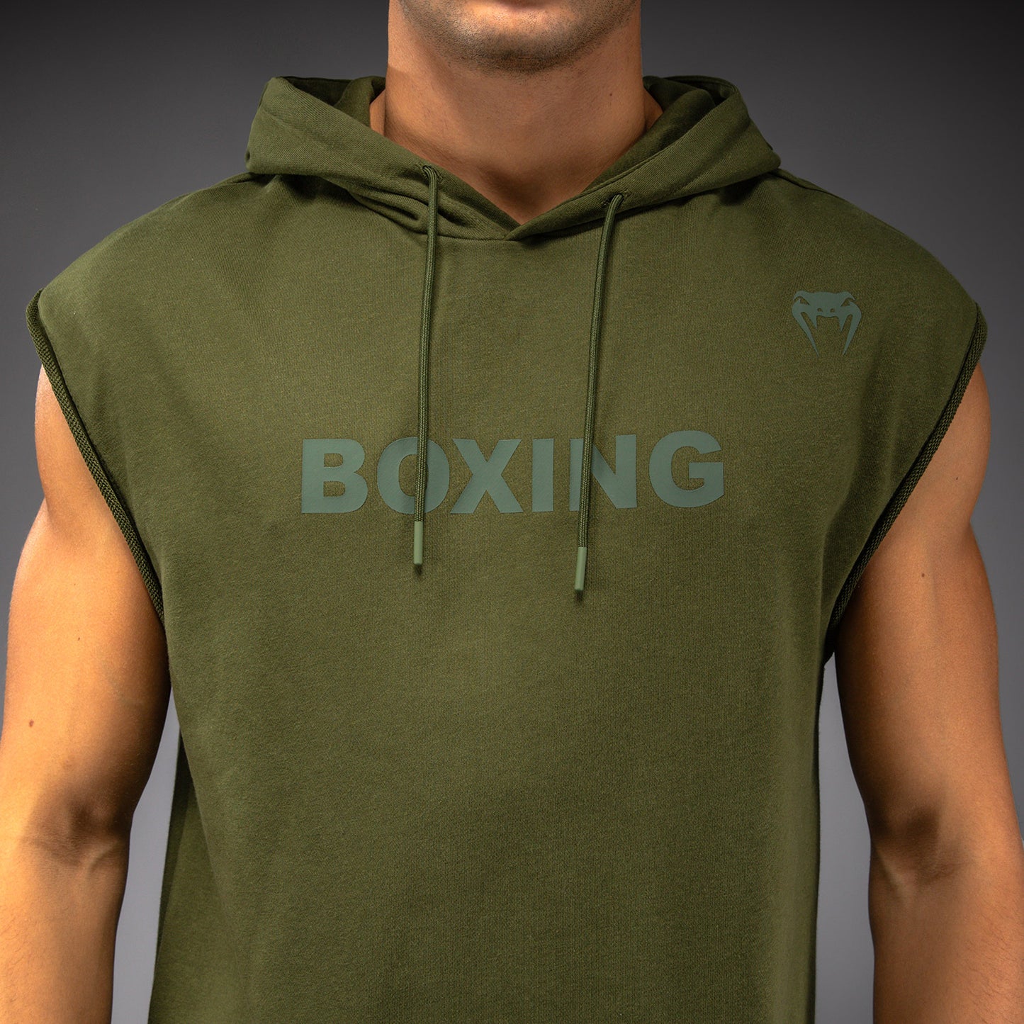 Venum Boxing VT Mouwloze Hoodie – Militair Groen