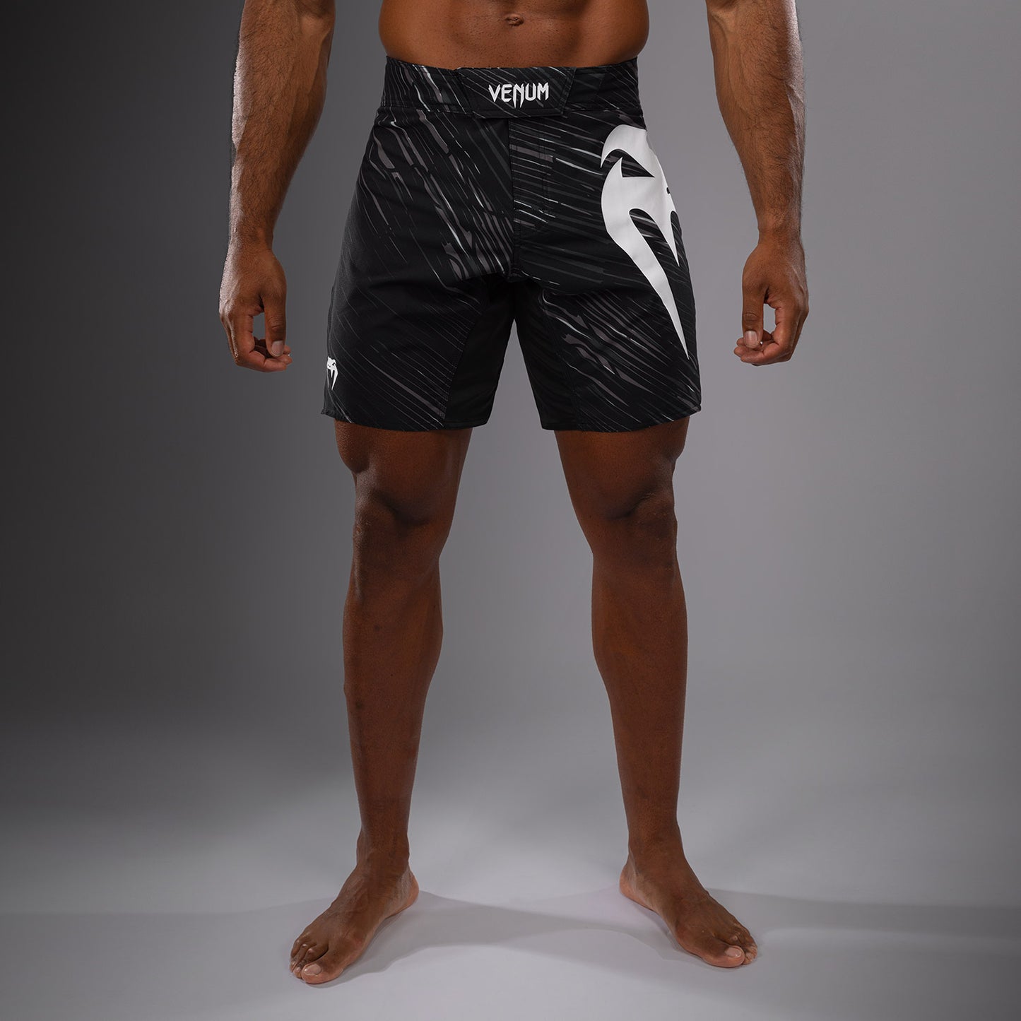 Venum Rapid Light Fight Shorts - Zwart/Storm Grijs