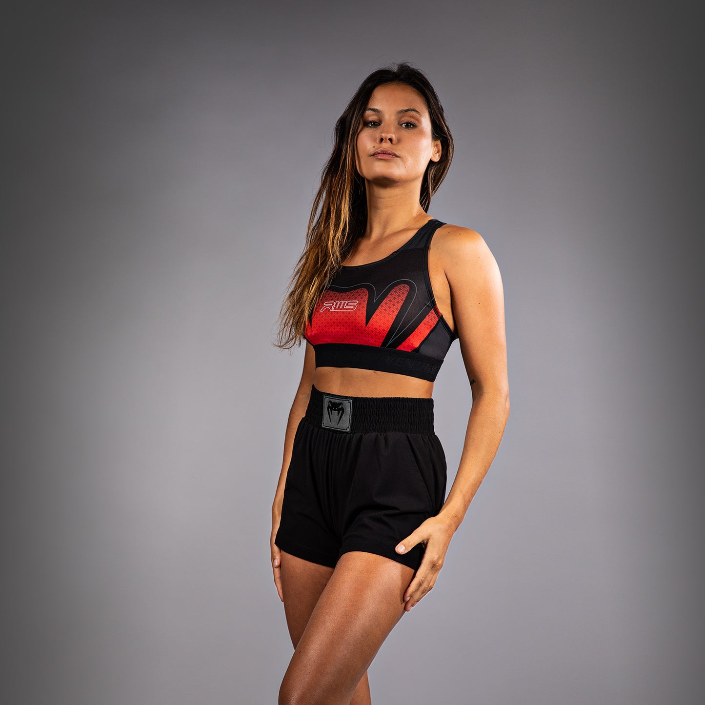 Venum x RWS 2.0 Dames Sportbeha – Zwart/Rood