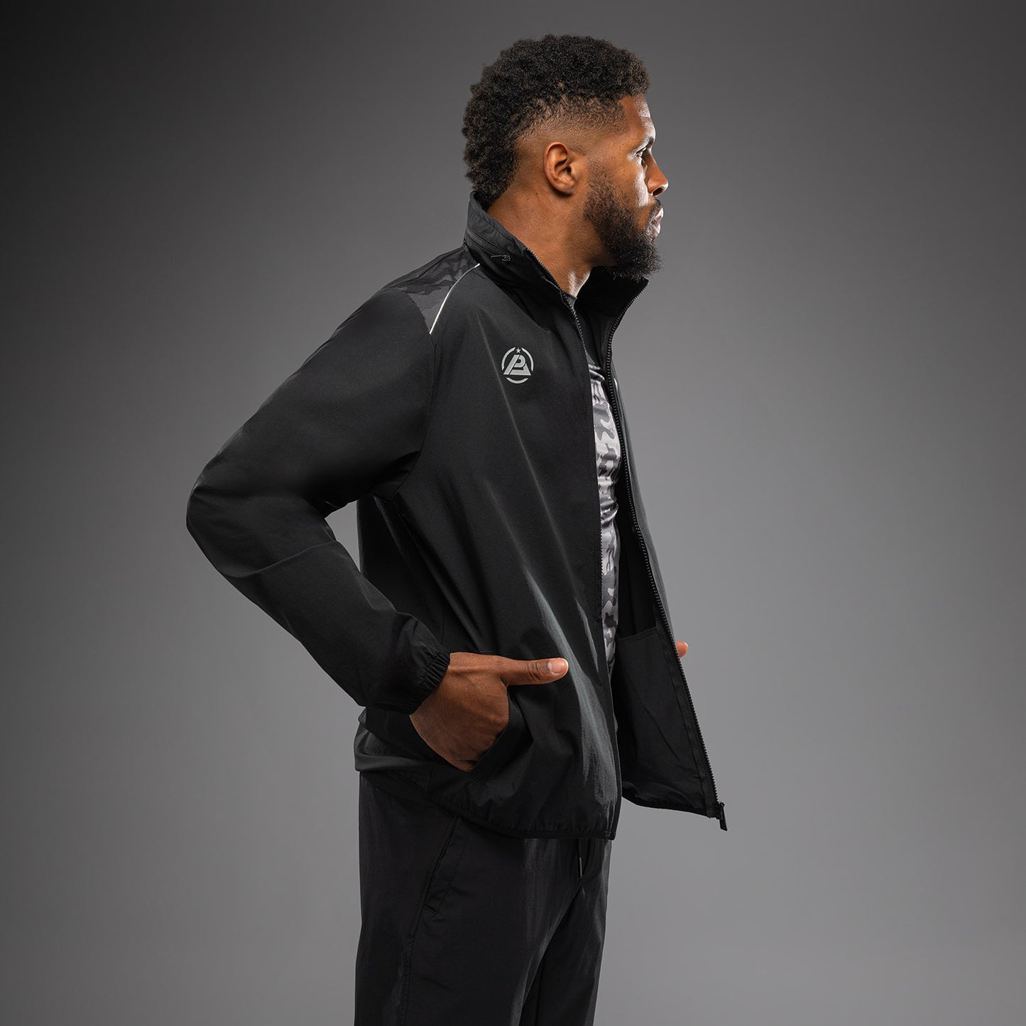 Venum x Polaris Track Jacket - Zwart/Stormgrijs