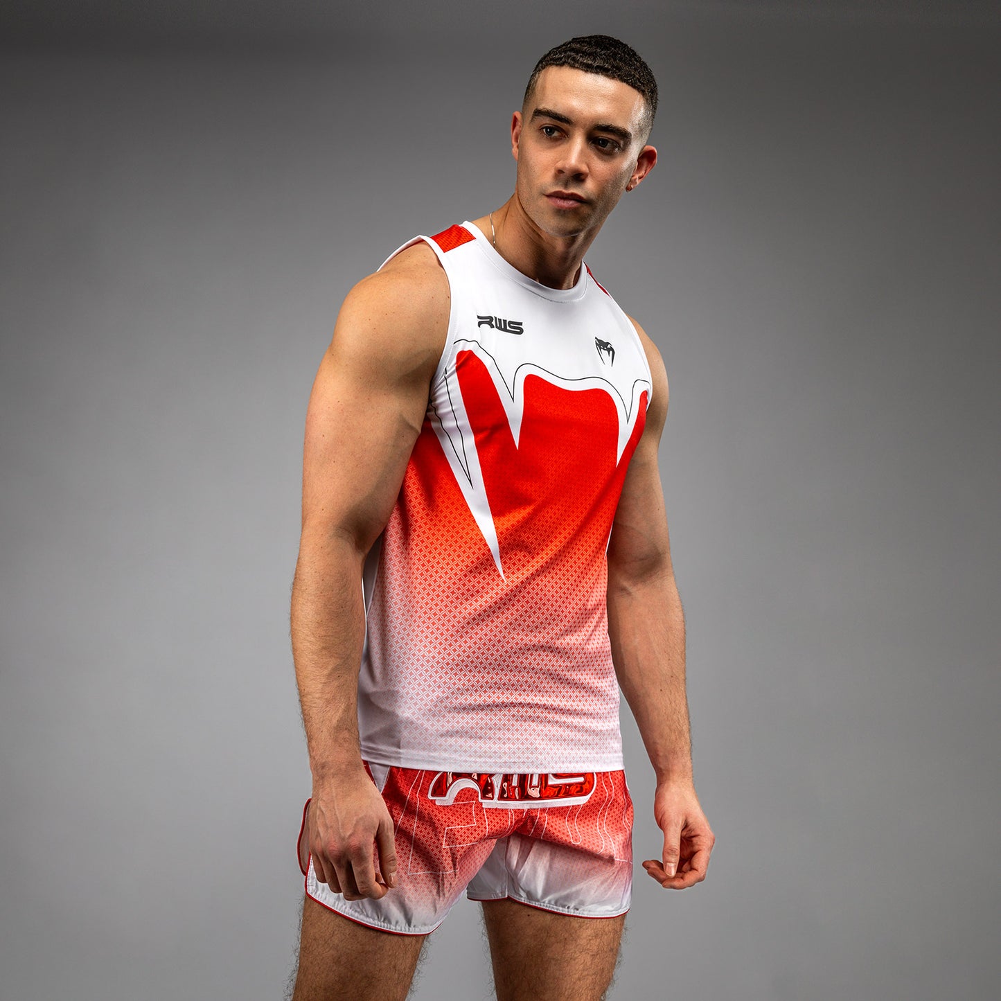 Venum x RWS 2.0 Men’s Dry-Tech Tanktop – Wit/Rood