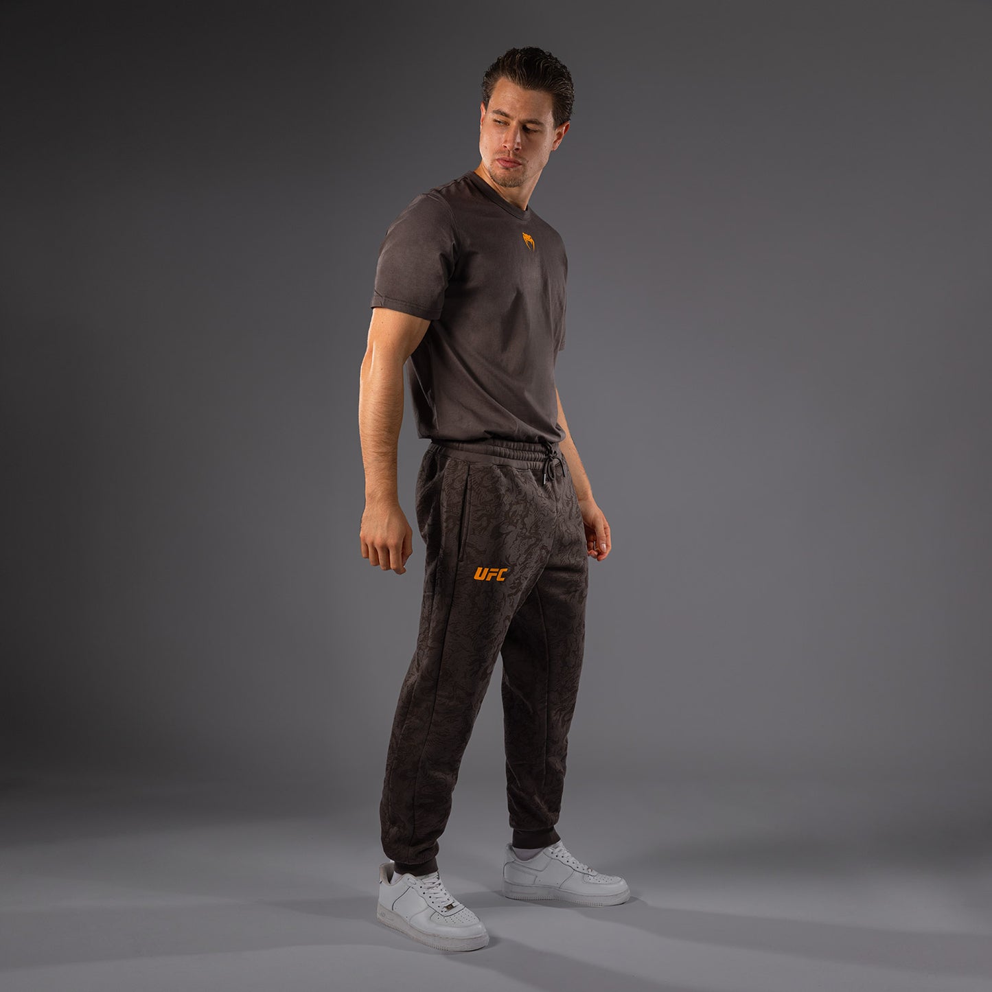 UFC Fusion by Venum Fight Week Katoenen Broek voor Heren - Earthen Brown