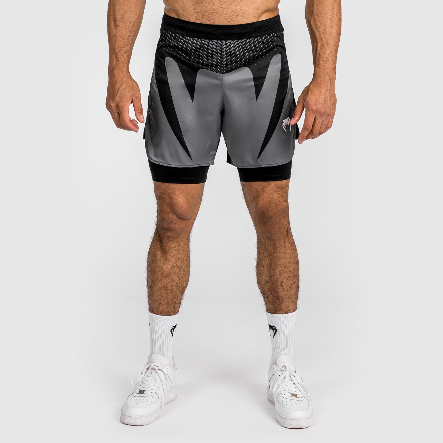 Venum Attack Heren Fight Shorts - Zwart