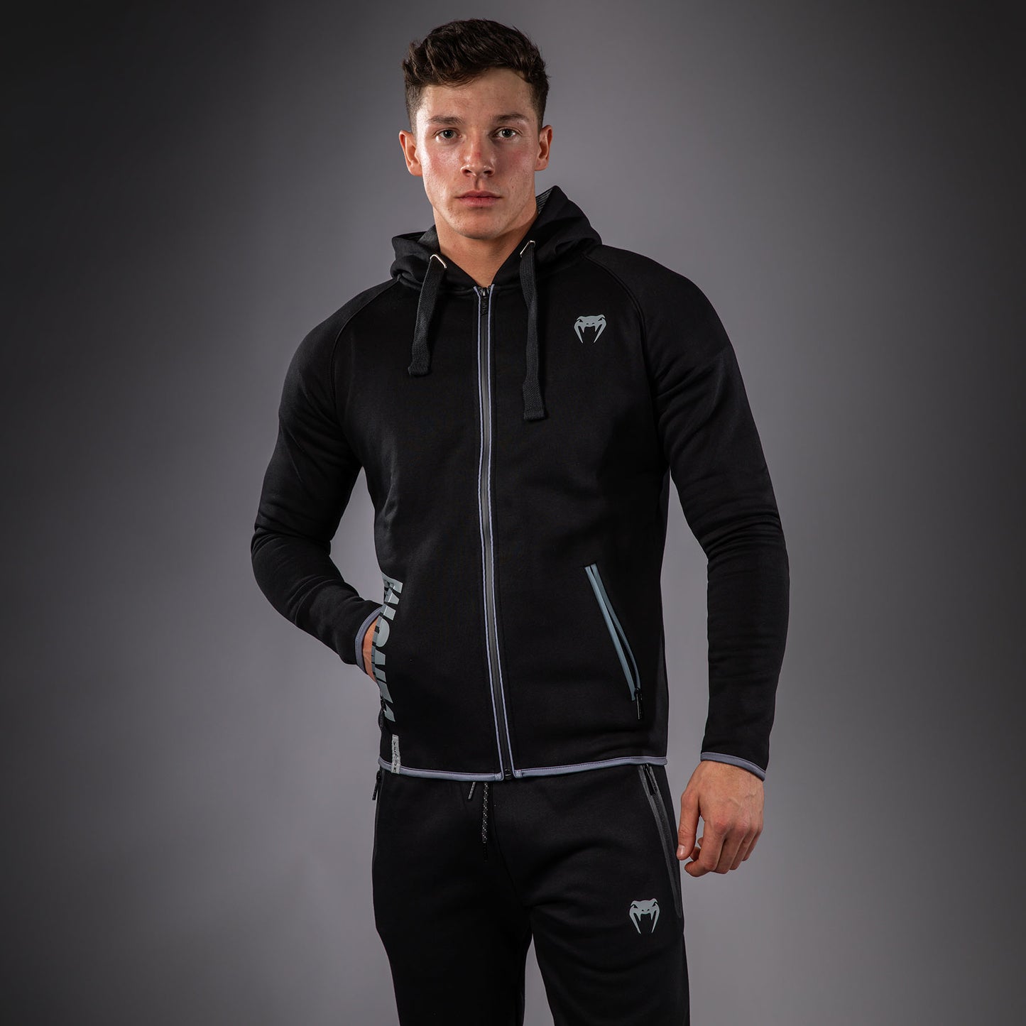Venum Hoodie – Zwart/Grijs