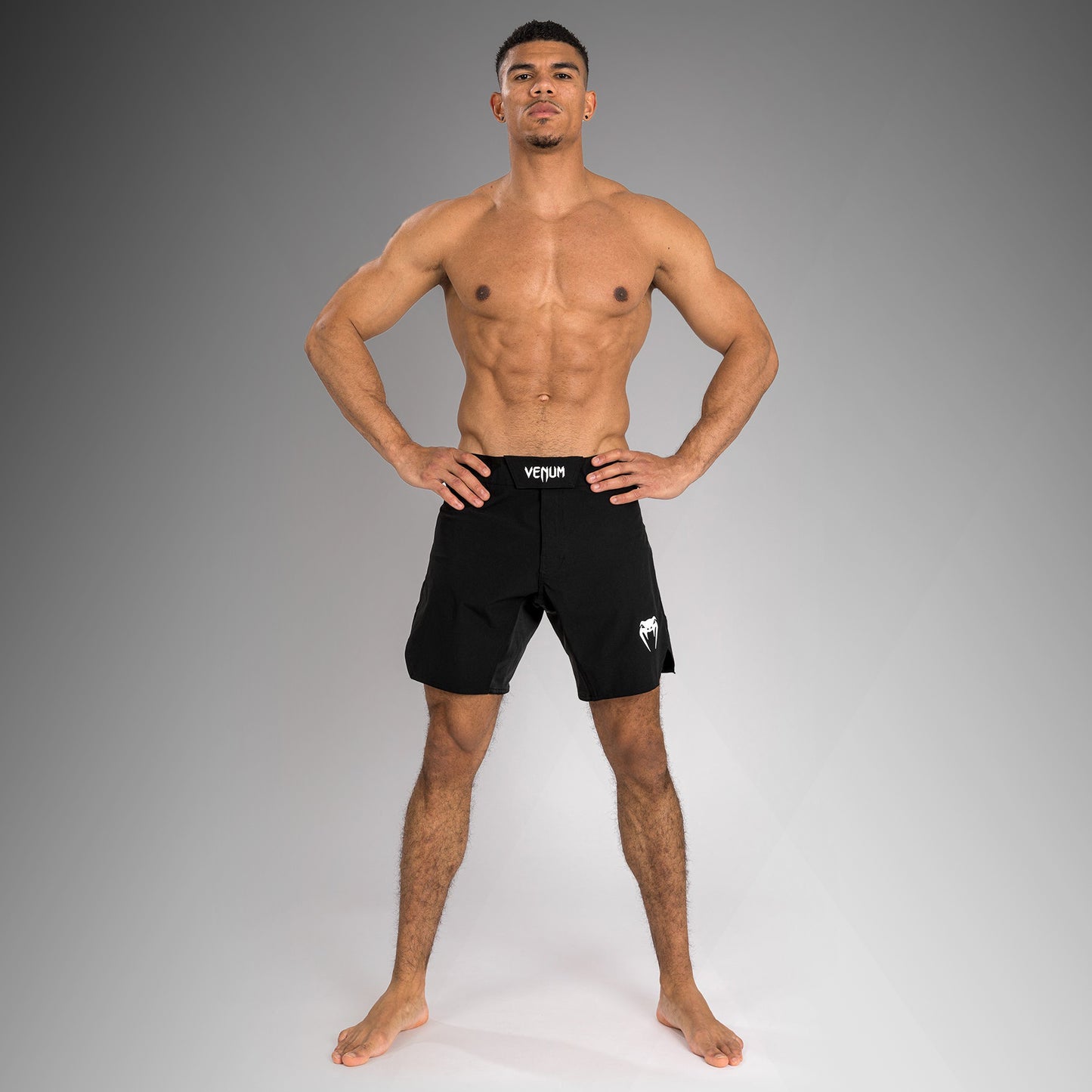 Venum Contender Heren gevechtsshort - Zwart/Wit