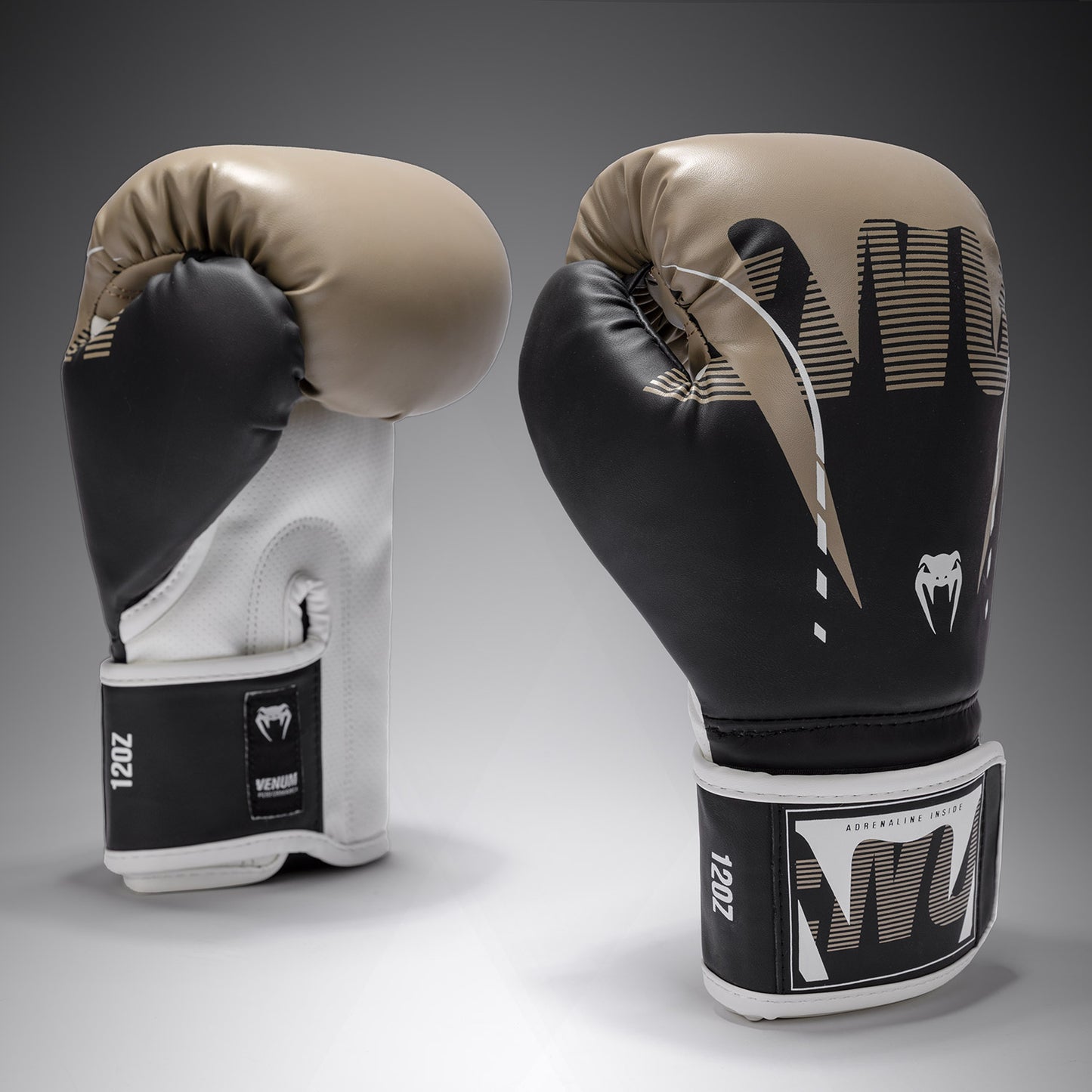 Venum Adrenaline Bokshandschoenen – Zwart/Zand
