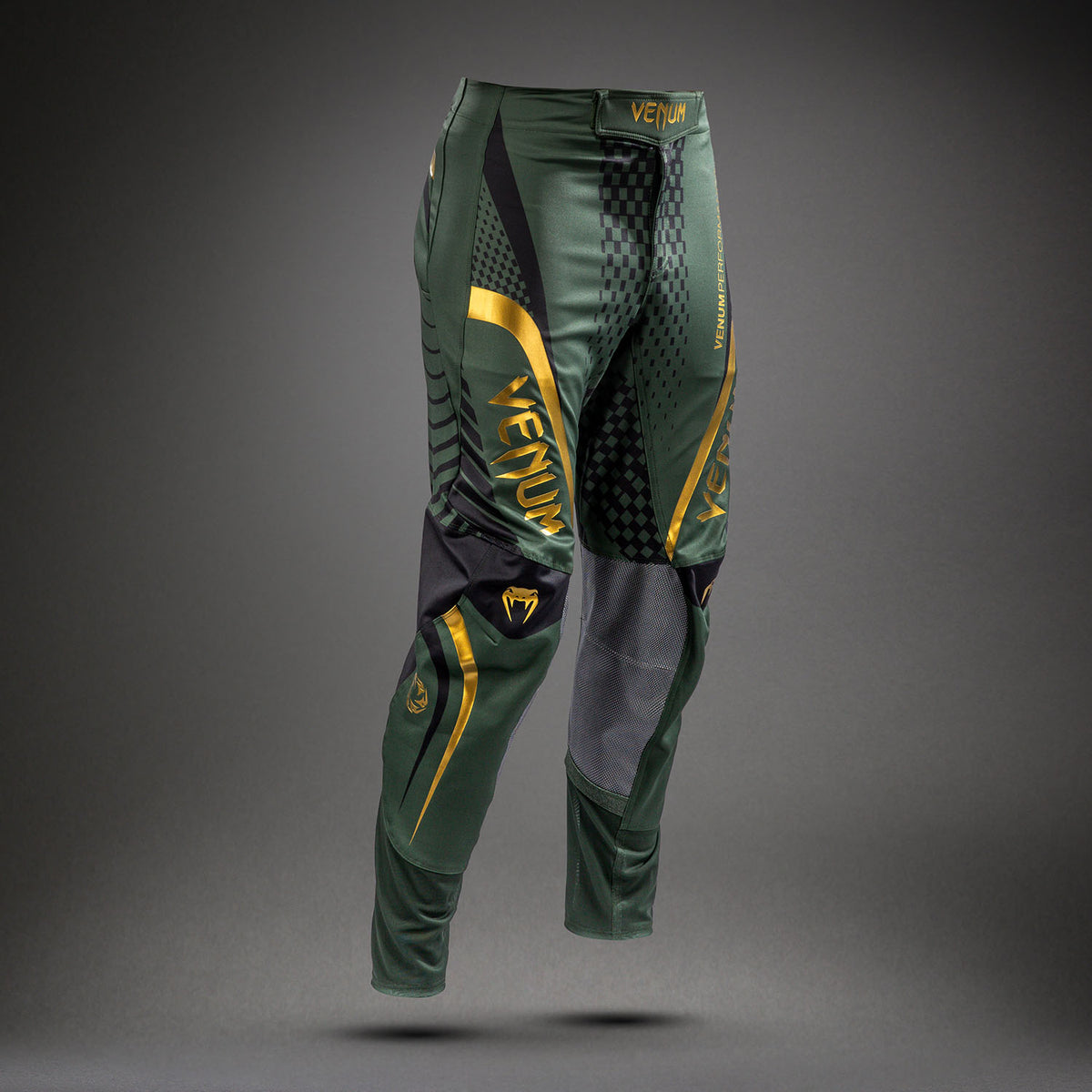 Venum MX Challenger Motorsportsbroek - Zwart/Groen/Goud