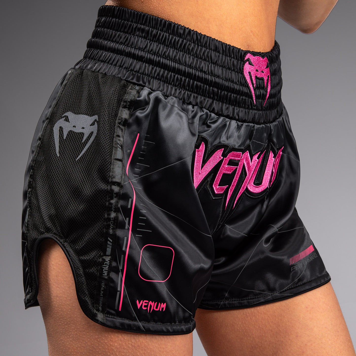 Venum Tactical XT Muay Thai broekje voor dames - zwart/stormgrijs