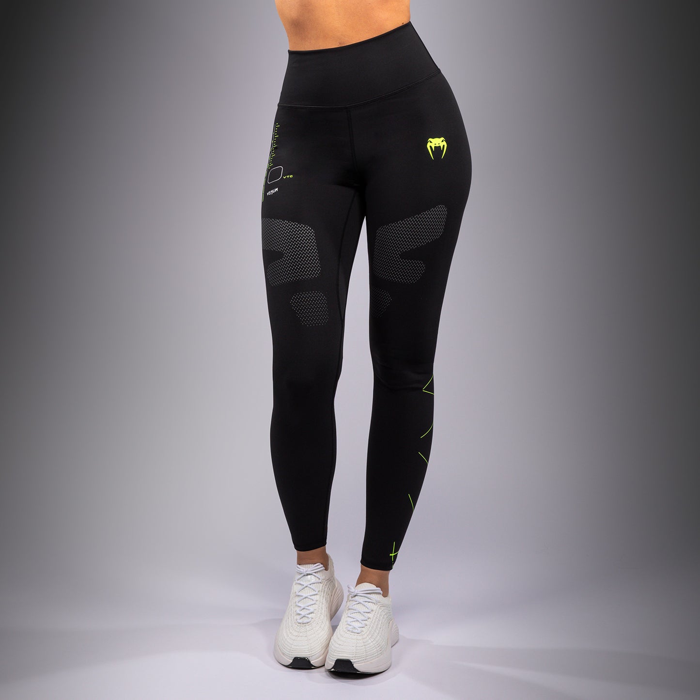 Venum Training Camp 4.0 Legging - Zwart/Neon Groen