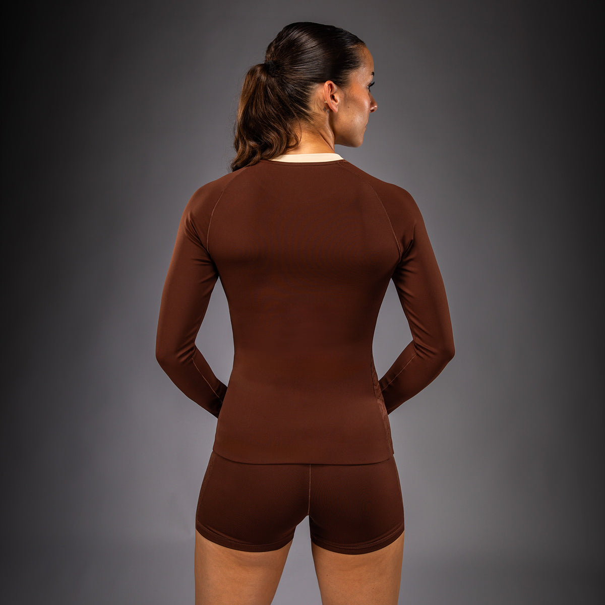 Venum Viper Rashguard met lange mouwen voor dames - Bruin