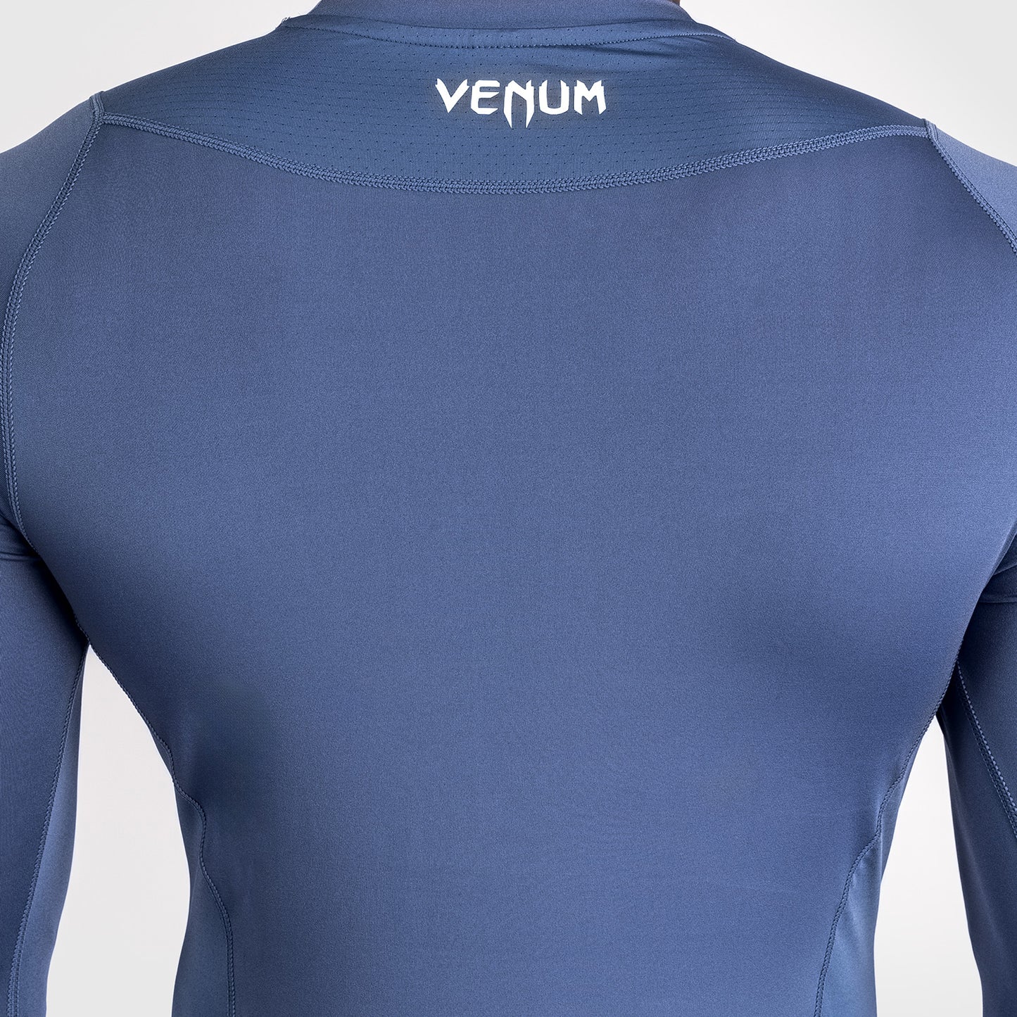 Venum Attack Heren Lange mouwen Rashguard - Navy Blauw