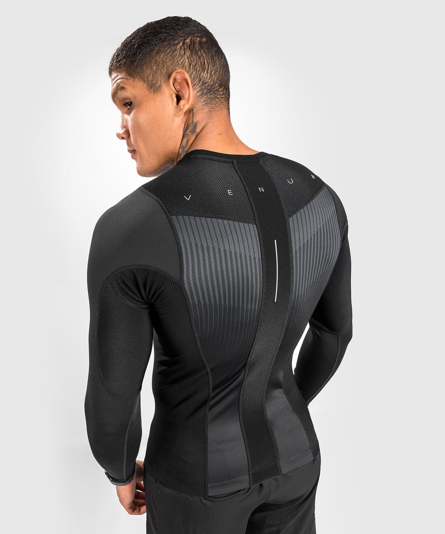 Venum Biomecha Rashguard lange mouwen - zwart/grijs