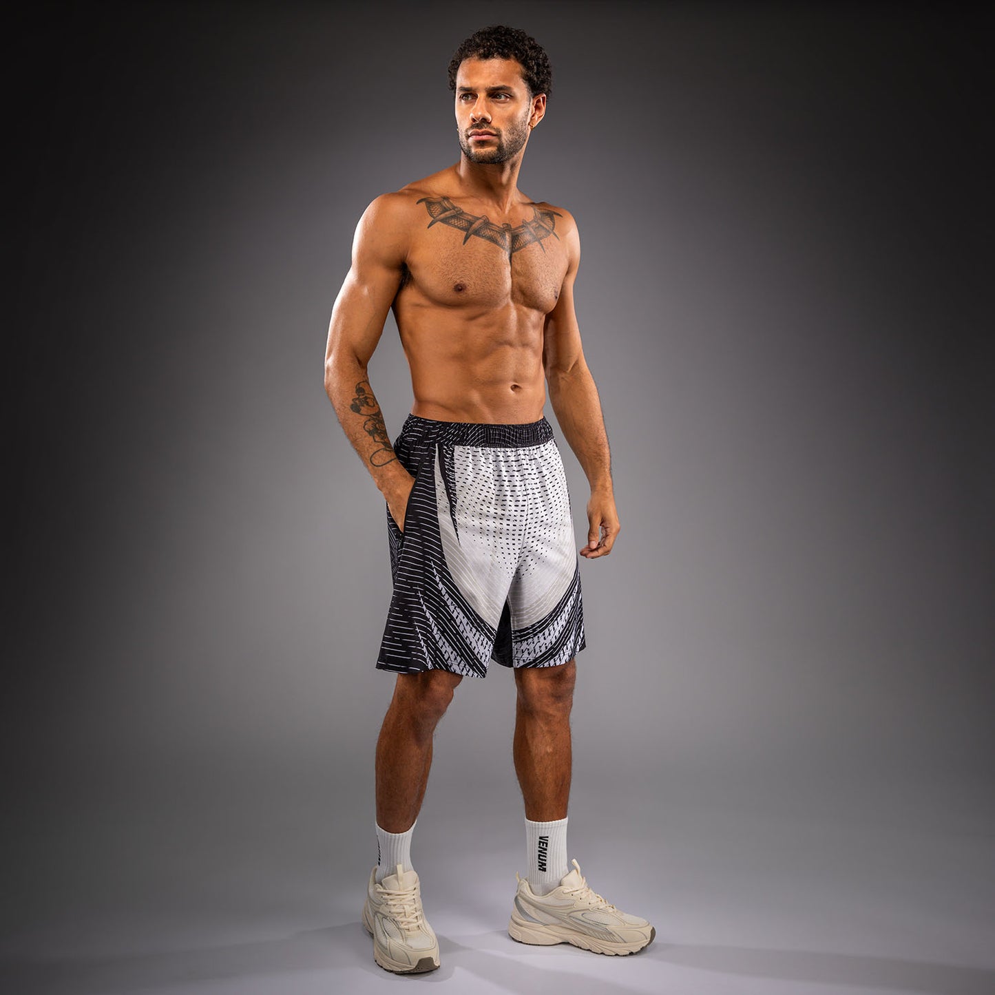 Venum Galactic 3.0 Trainingsshorts - Offwhite/Zwart