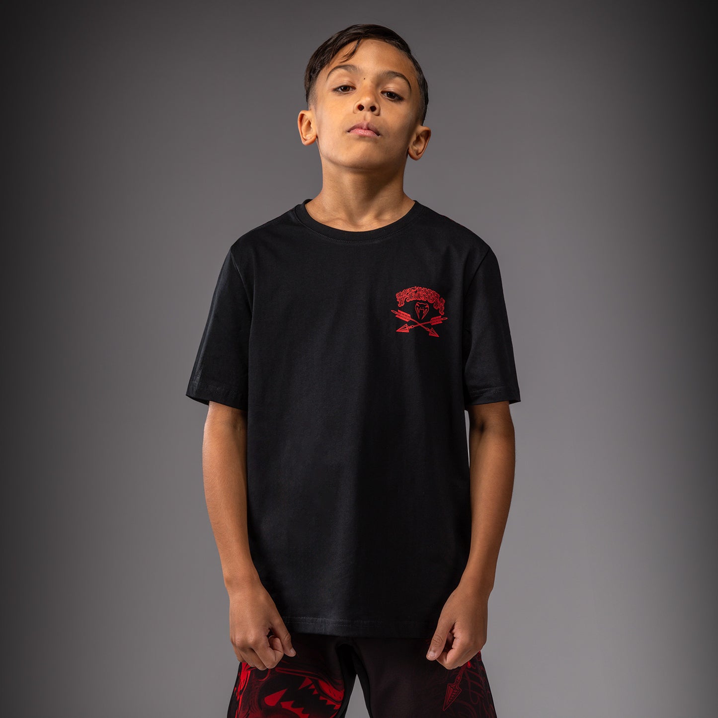 Venum Wolf Atak Kids T-shirt – Zwart/Rood