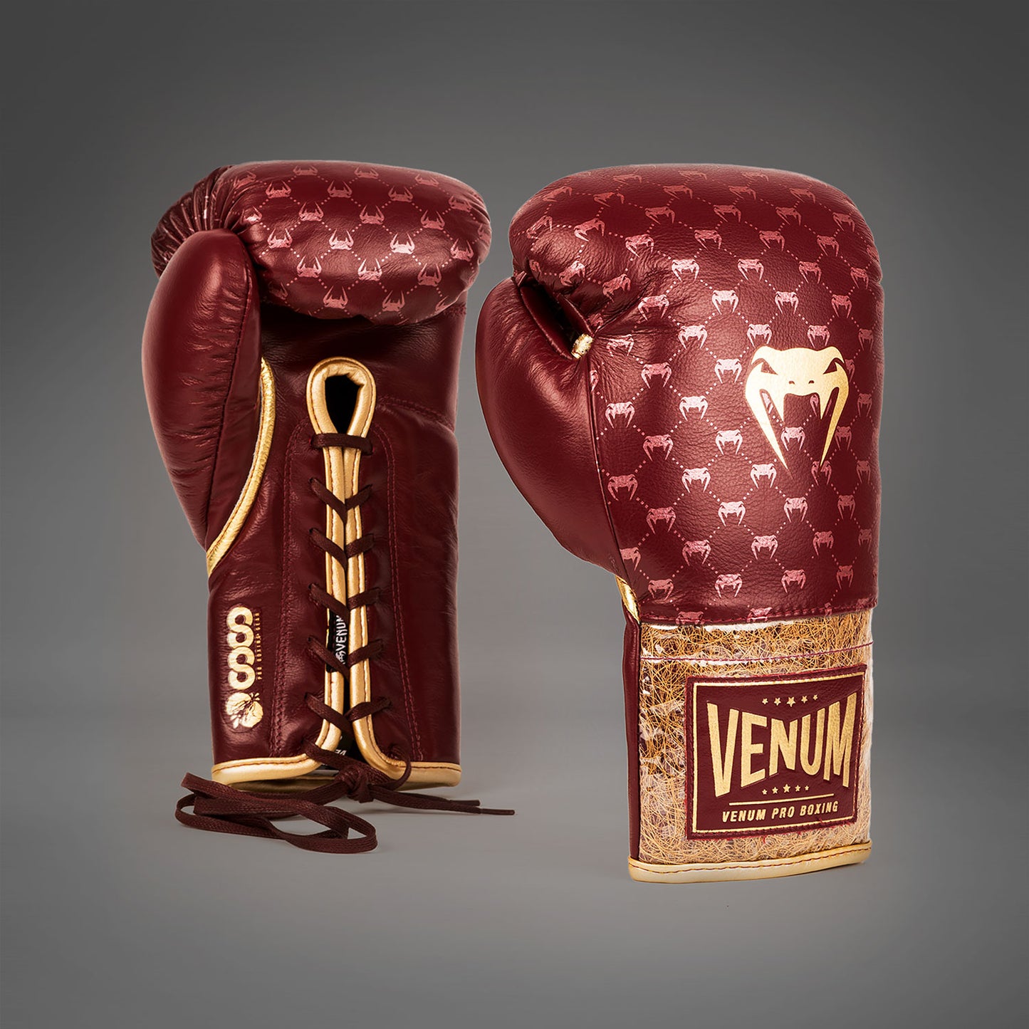 Venum Coco Monogram Pro bokshandschoenen  - Granaatrood