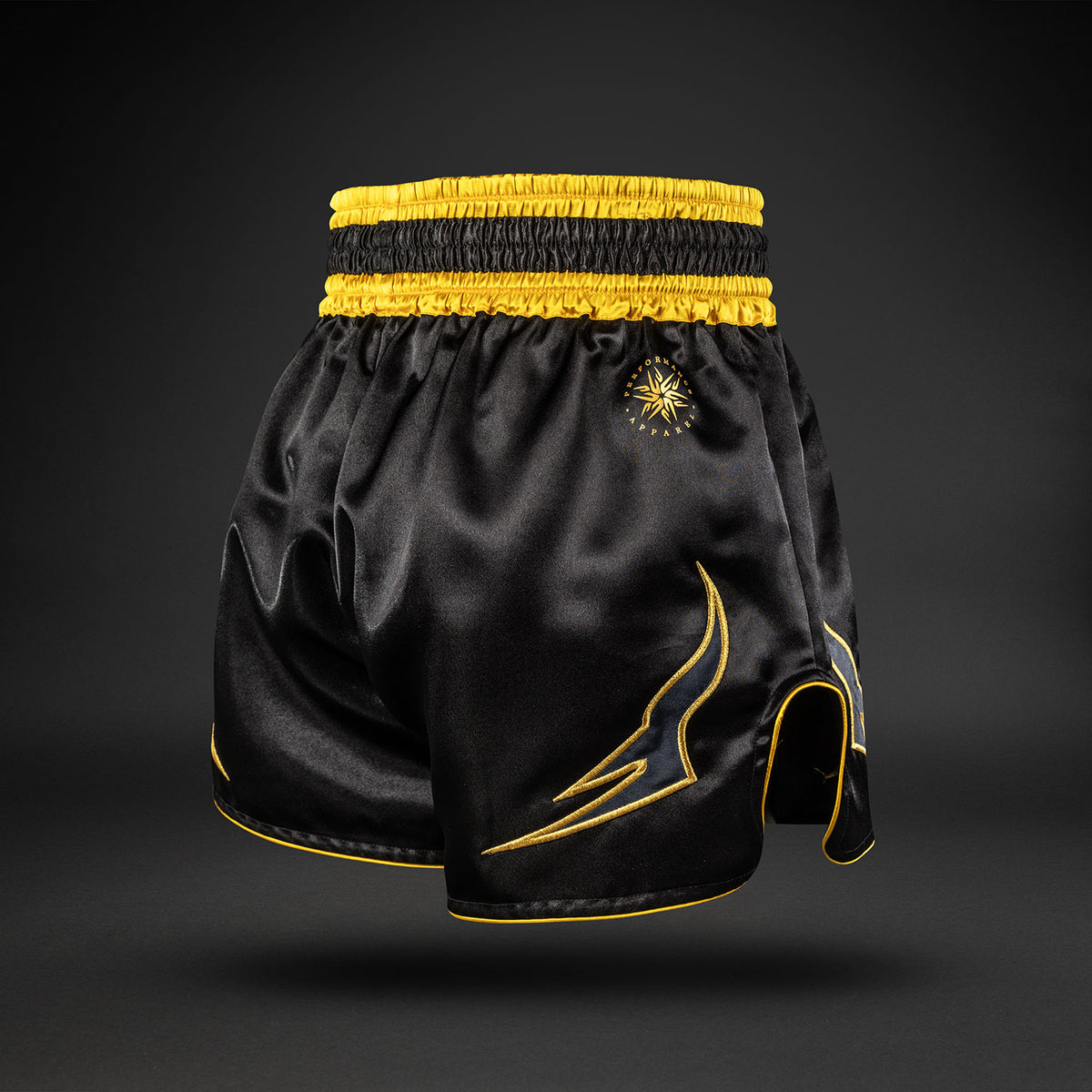 Venum Bangkok Fury Muay Thai-short - Zwart/Goud