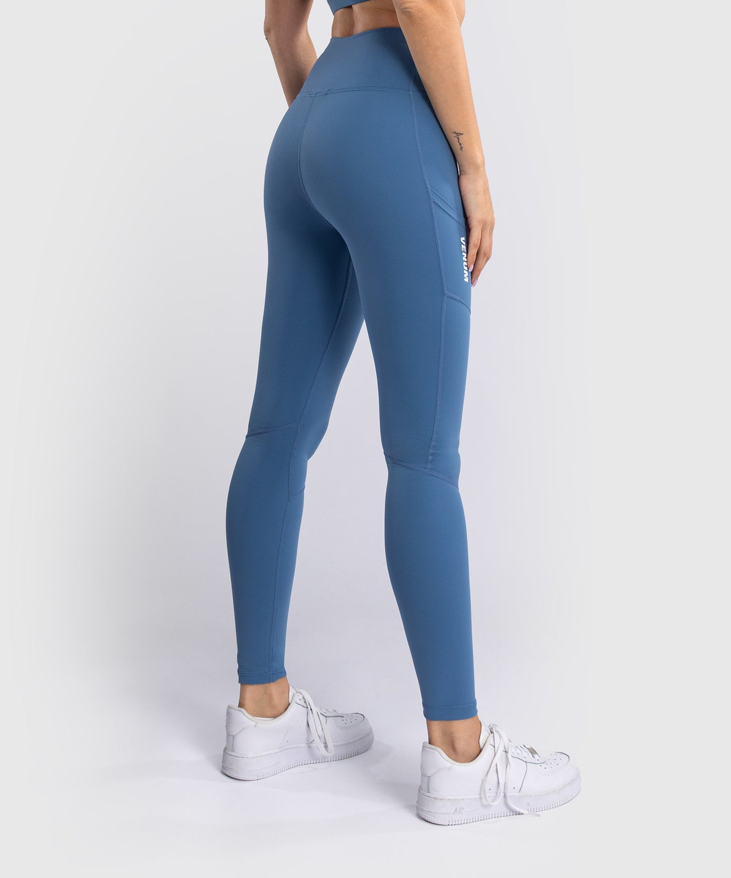 Venum Essential Performance Leggings Dames - Stormblauw