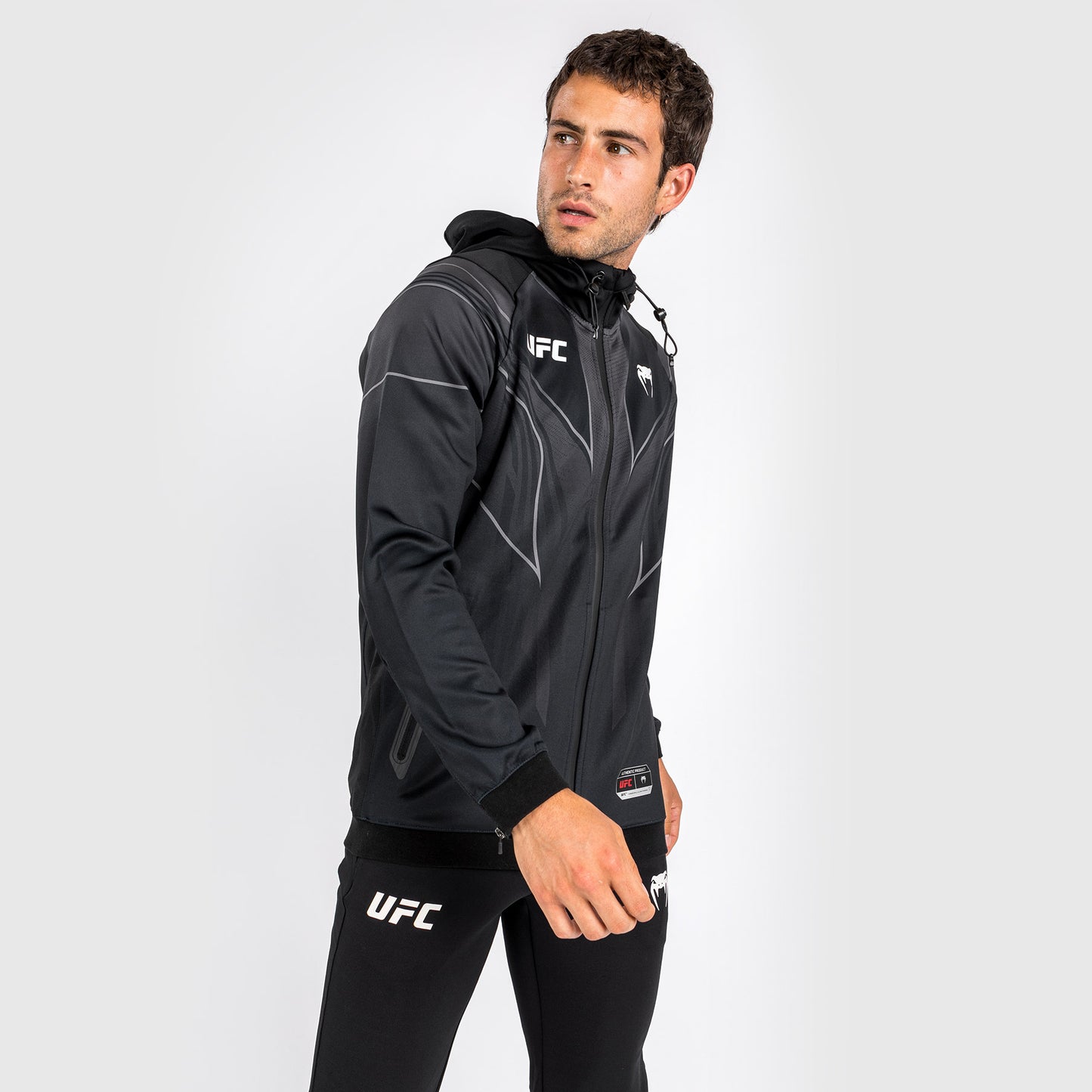 UFC Venum Authentic Fight Night 2.0 Heren Walkout Hoodie - Zwart