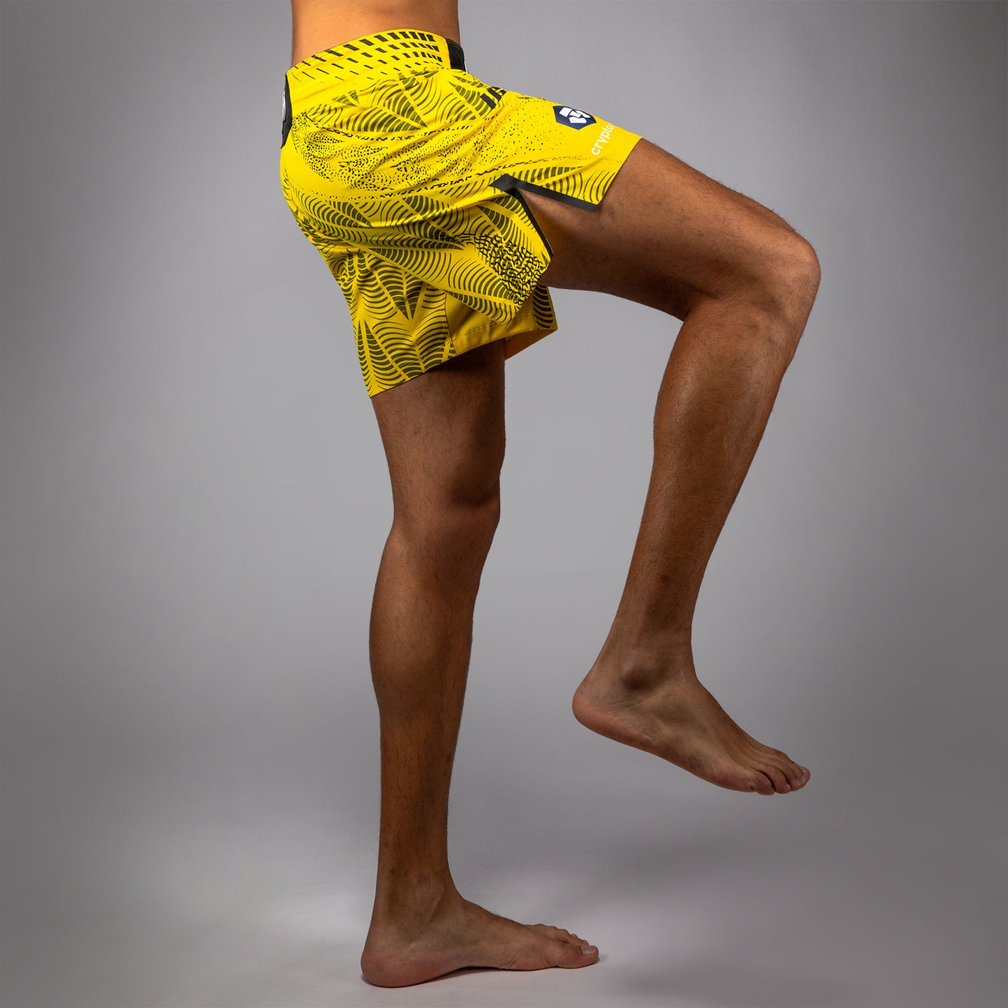 UFC Zenith by Venum Authentic Fight Night Short Fit Fight Short Heren Personalized - Geel