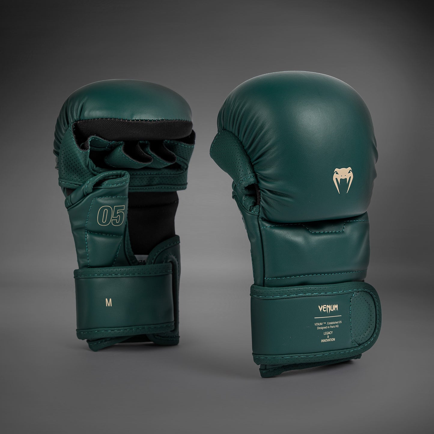 Venum Impact Evo MMA Sparring Handschoenen - Smaragdgroen