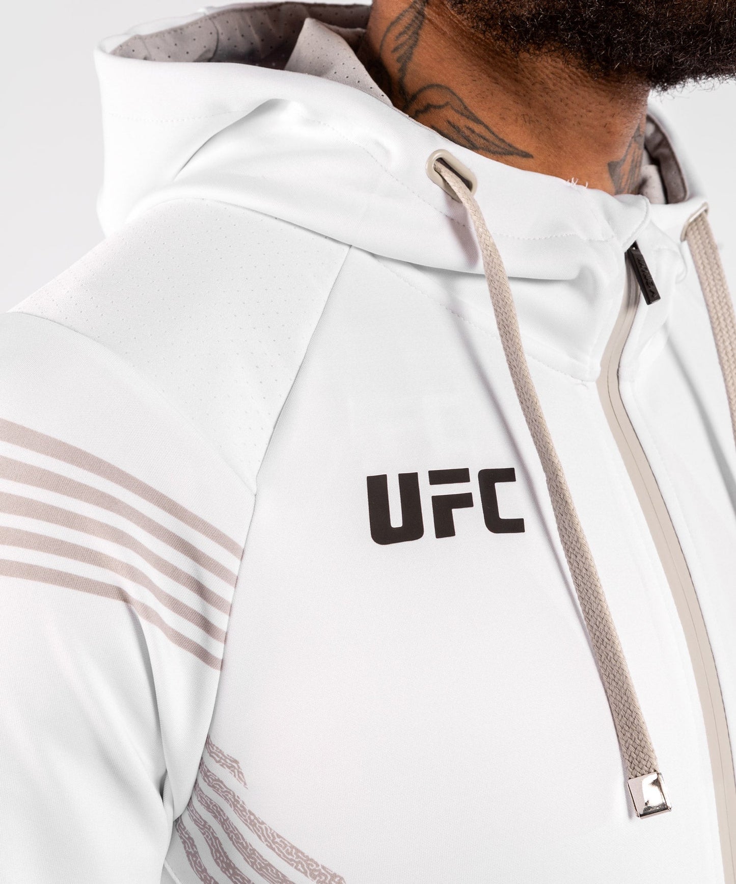 UFC Venum Fighters Authentic Fight Night Walkout Hoodie voor heren - Wit