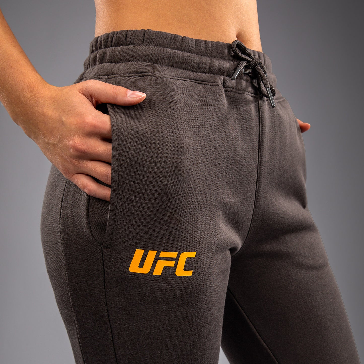 UFC Fusion by Venum Fight Week Katoenen Broek voor Dames - Solid Earthen Brown