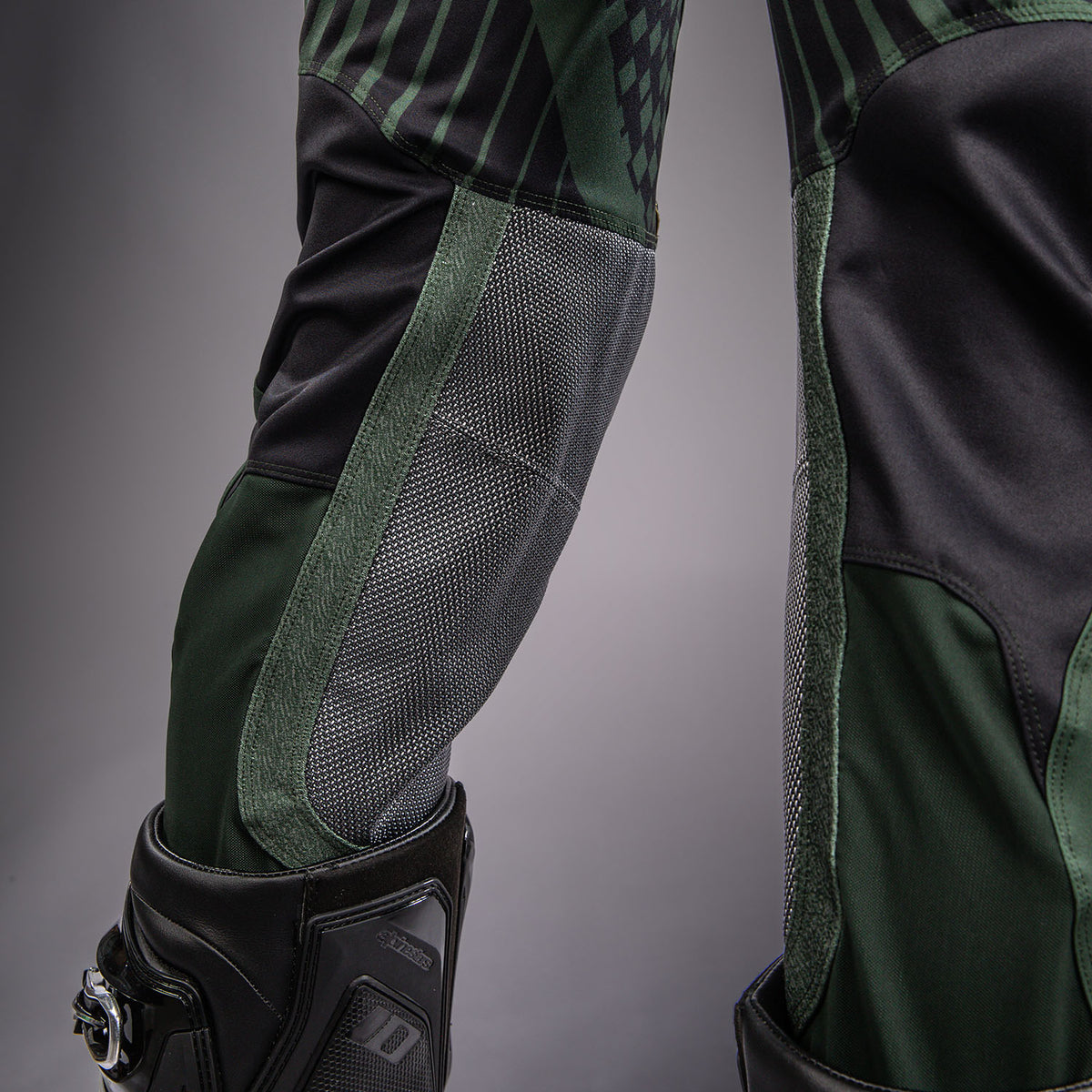 Venum MX Challenger Motorsportsbroek - Zwart/Groen/Goud