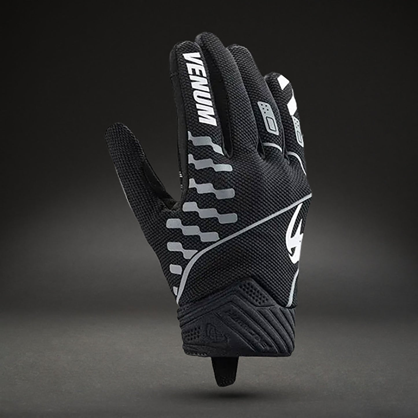 Venum x Ixon Hurry Motorhandschoen – Zwart/Wit/Antracietgrijs