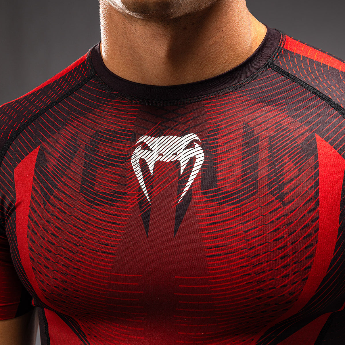 Venum Galactic 3.0 Rashguard met korte mouwen - Rood/Zilver
