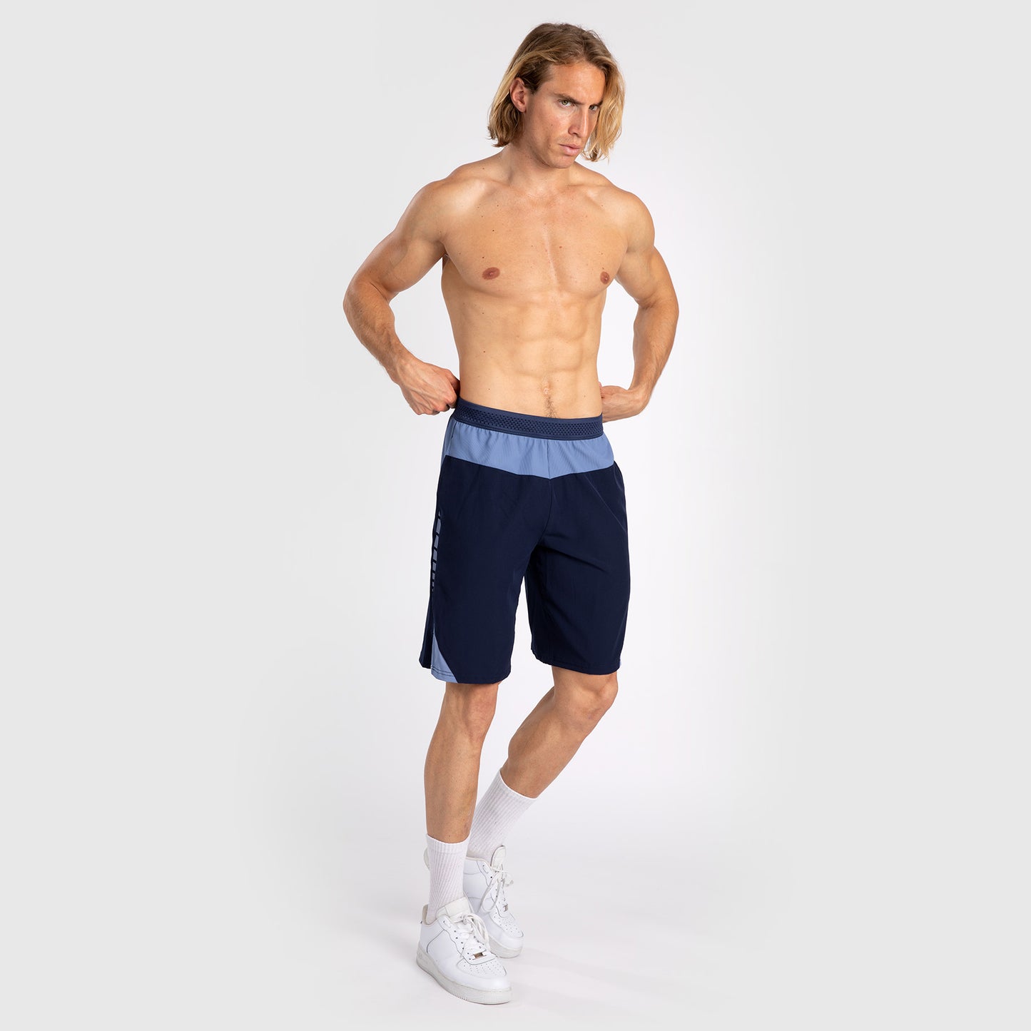 Venum Tempest Heren Trainingsshorts - Marineblauw/Blauw